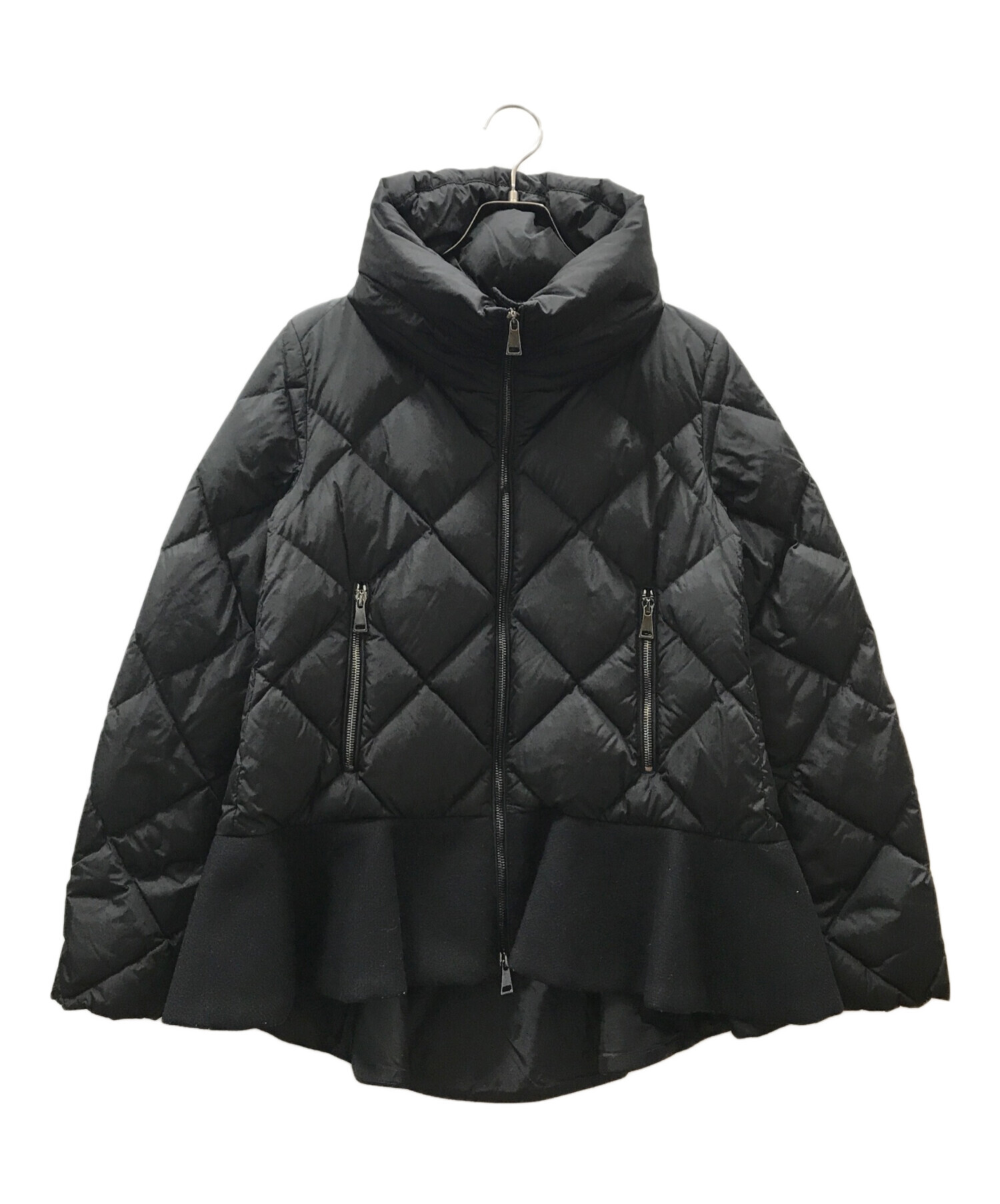 中古・古着通販】MONCLER (モンクレール) スタンドカラーフリルダウン
