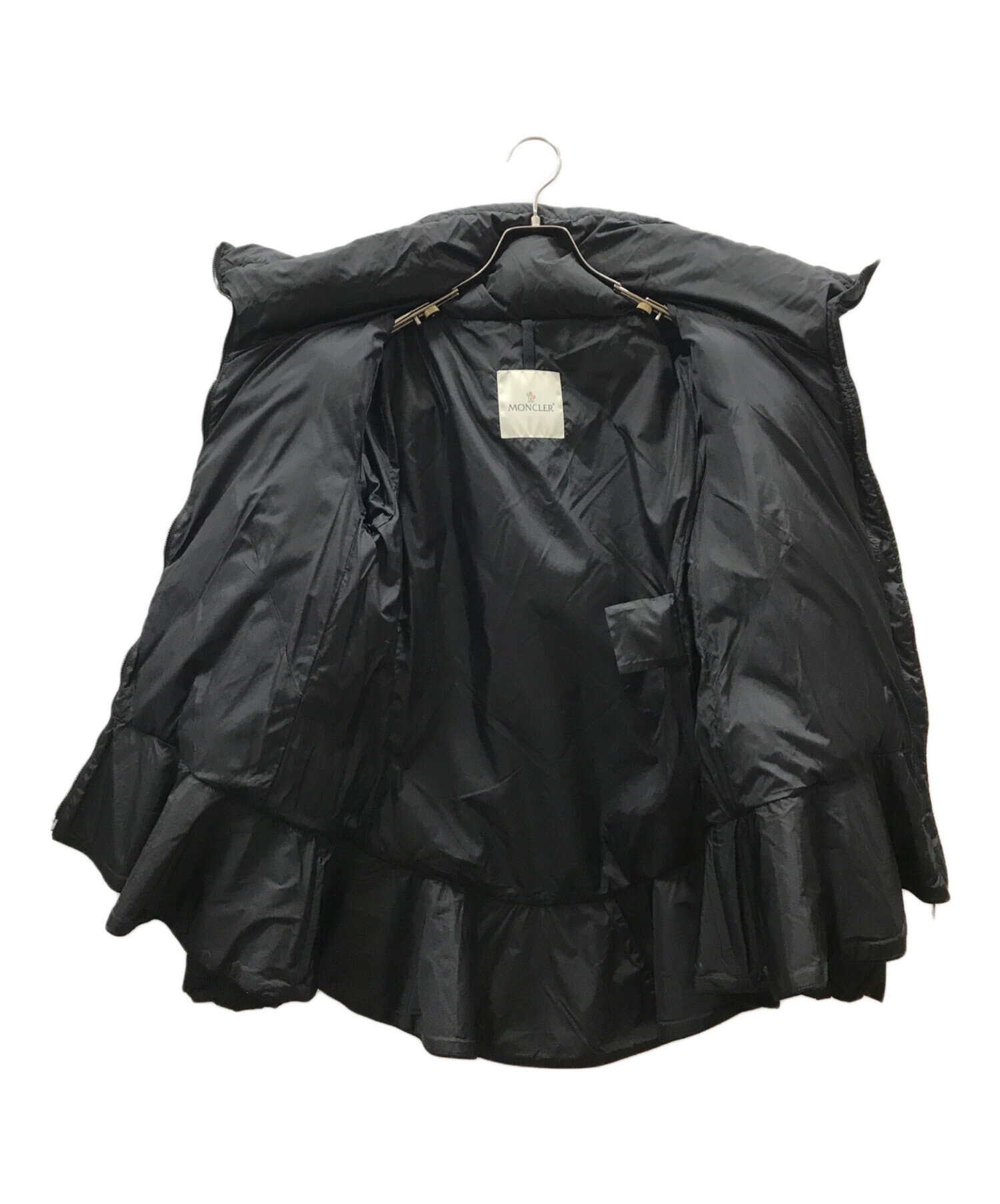 中古・古着通販】MONCLER (モンクレール) スタンドカラーフリルダウン