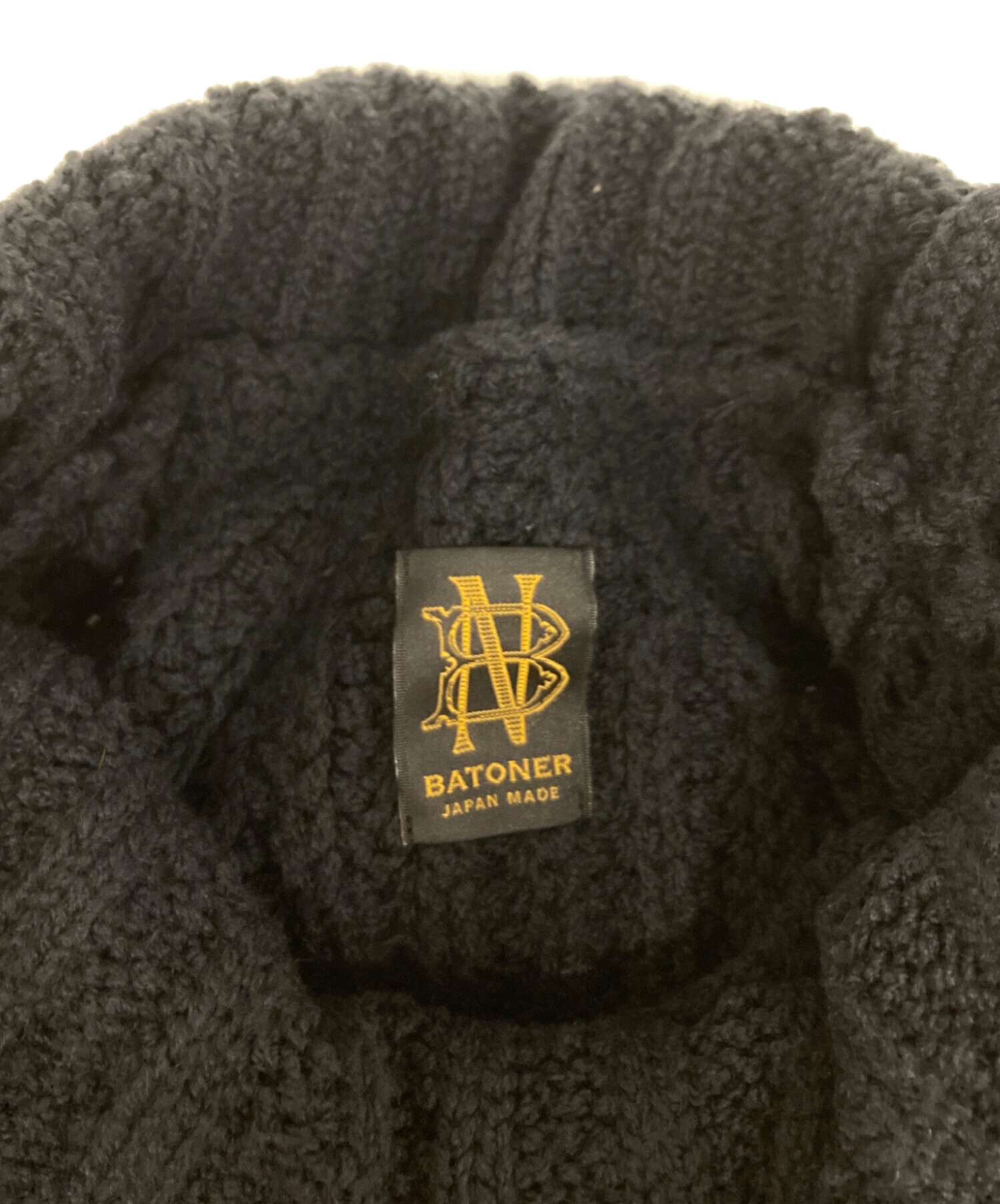 中古・古着通販】BATONER (バトナ―) ウールチャンキーシグネチャー