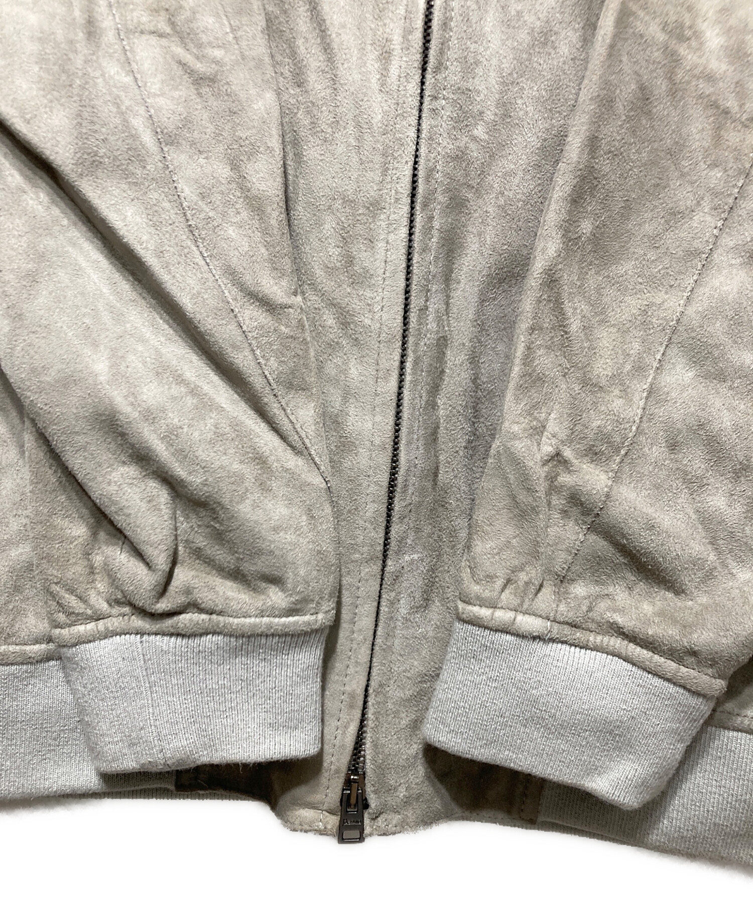 中古・古着通販】HERNO (ヘルノ) ストレッチゴートスエードジップ 