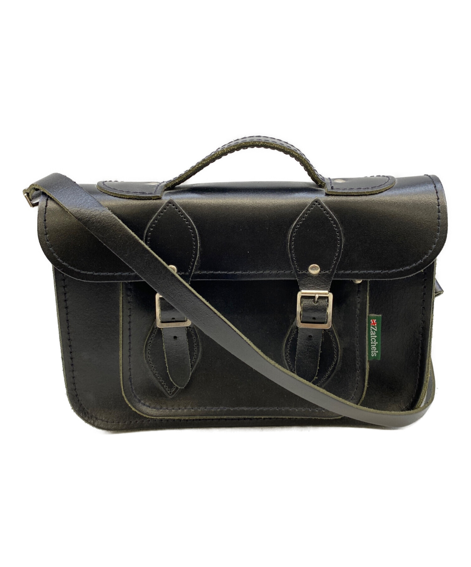 中古・古着通販】zatchels (ザッチェルズ) サッチェルバッグ ブラック