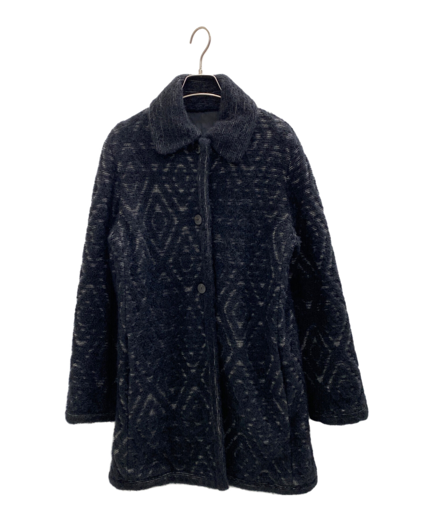 中古・古着通販】missoni (ミッソーニ) モヘア混リバーシブルコート