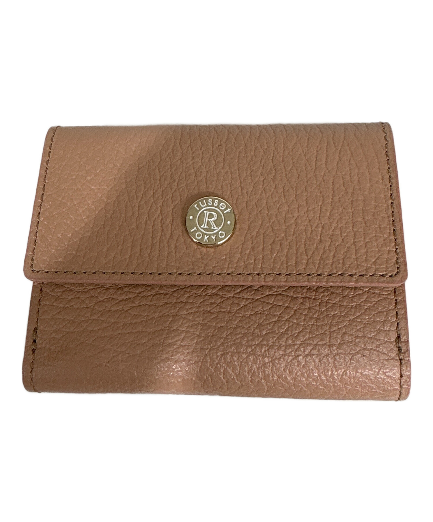中古・古着通販】russet (ラシット) 3つ折り財布 ベージュ｜ブランド
