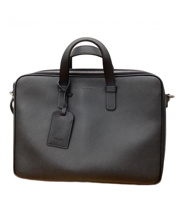 ジョルジオ・アルマーニ　レザーバッグ　ブリーフケース GIORGIO ARMNI 中古・古着通販】GIORGIO ARMANI (ジョルジョアルマーニ) ブリーフ