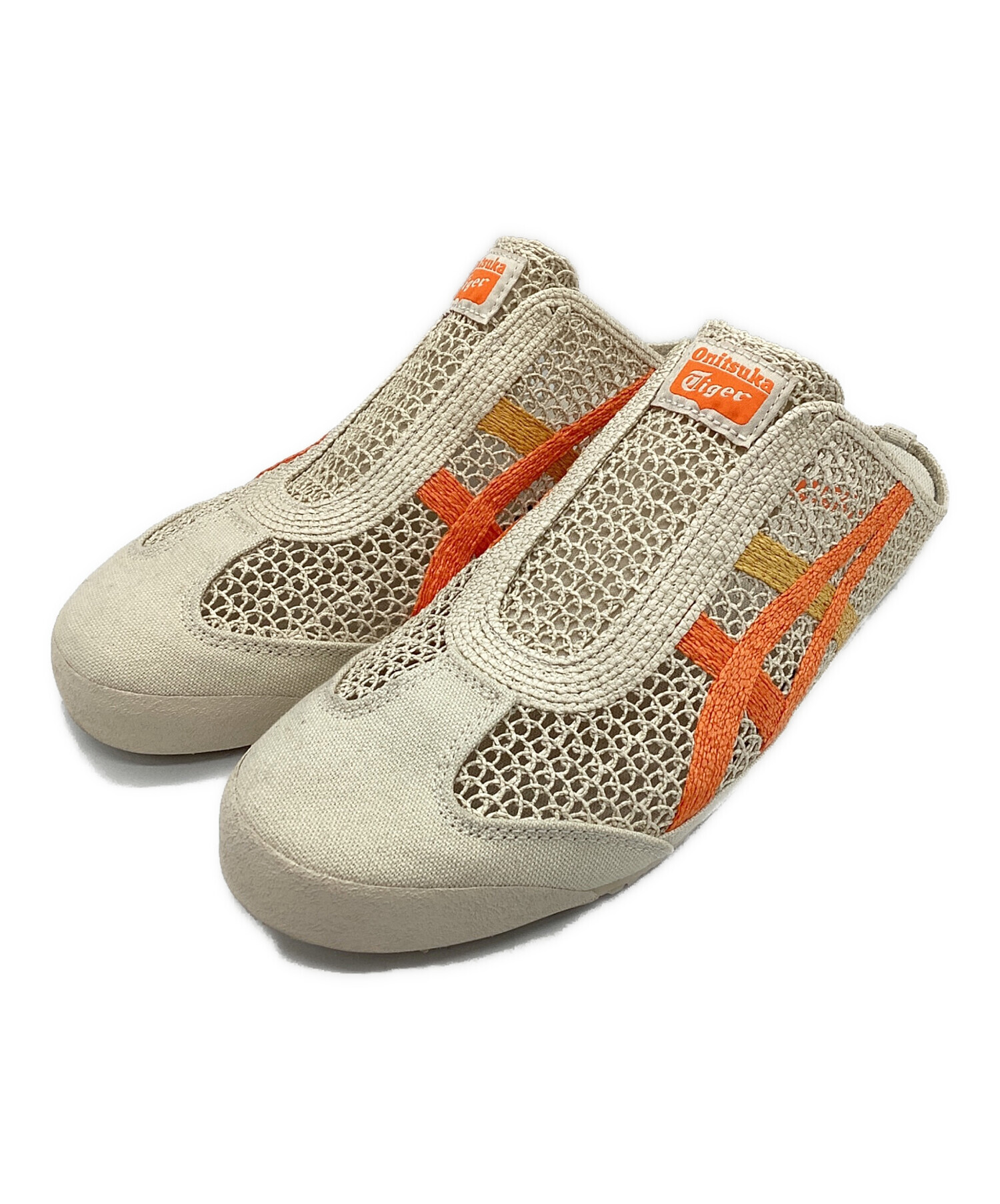 Onitsuka Tiger メッシュ サボ サンダル ベージュ 中古・古着通販】Onitsuka Tiger (オニツカタイガー) サボサンダル