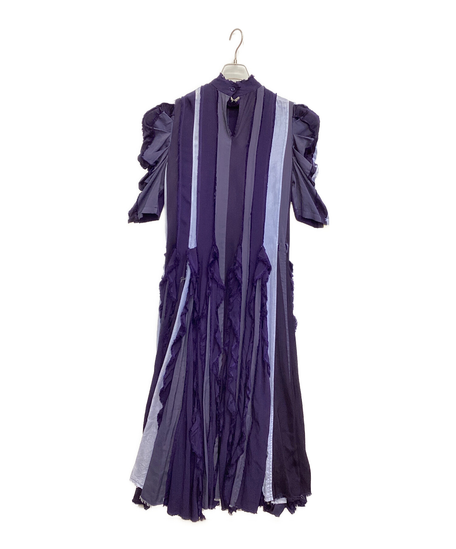 中古・古着通販】TOGA PULLA (トーガ プルラ) PATCHWORK STRIPE DRESS 