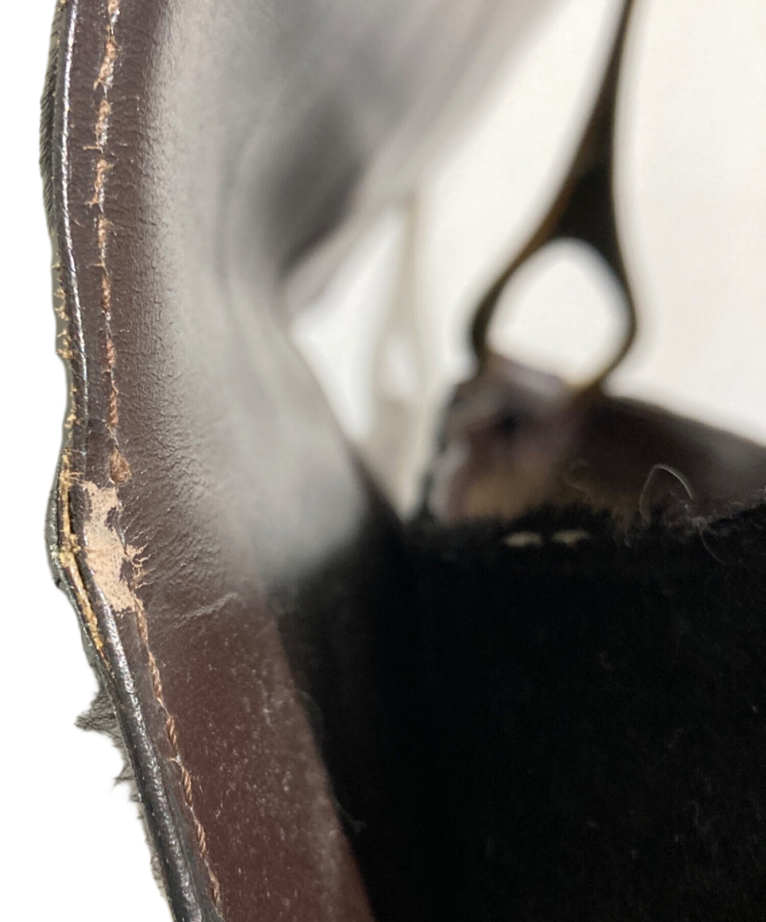 中古・古着通販】GUCCI (グッチ) ハラコショルダーバッグ ブラック