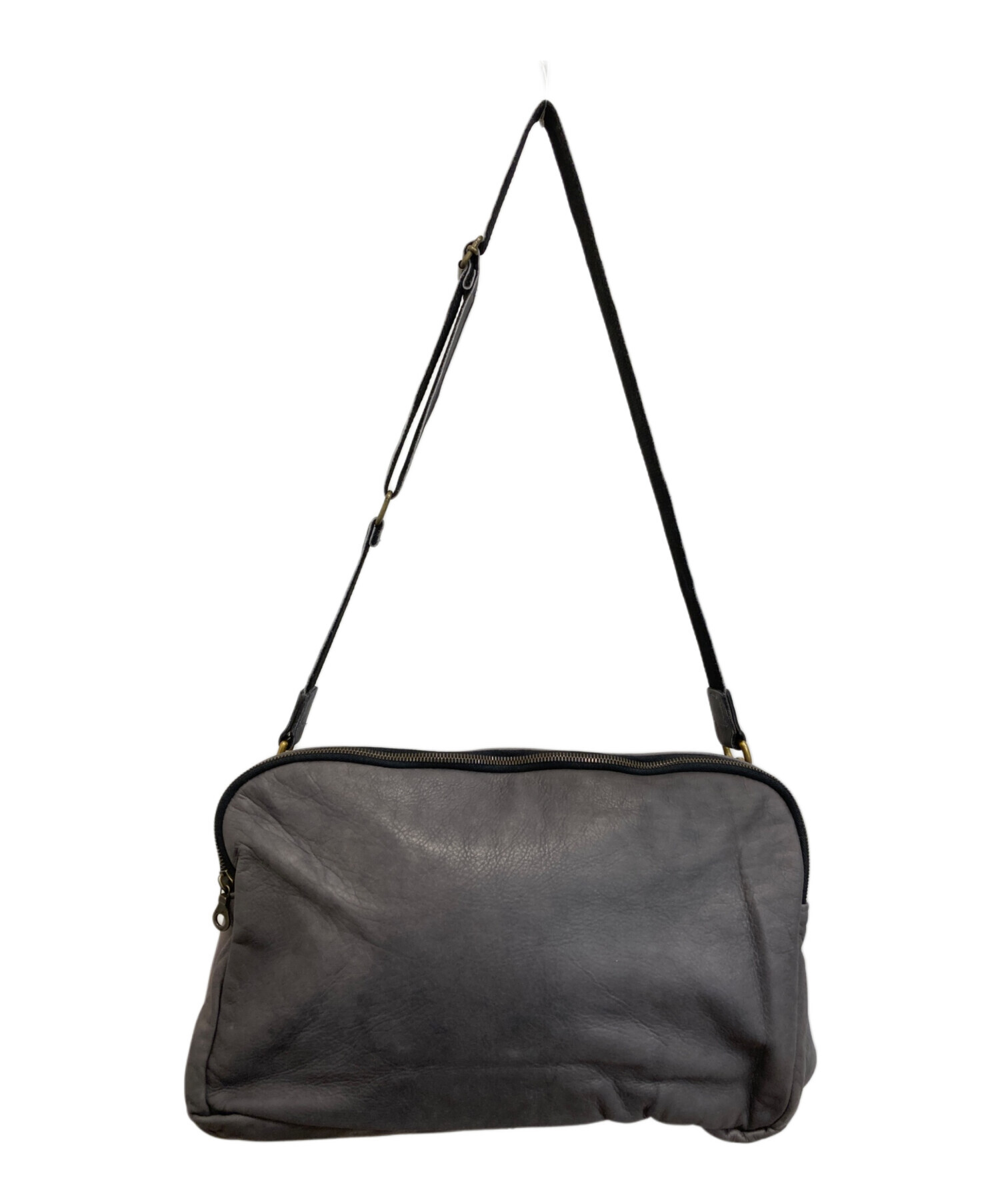 jas m.b. ジャスエムビー　ショルダーバッグ 中古・古着通販】Jas-M.B. (ジャスエムビー) レザーショルダーバッグ