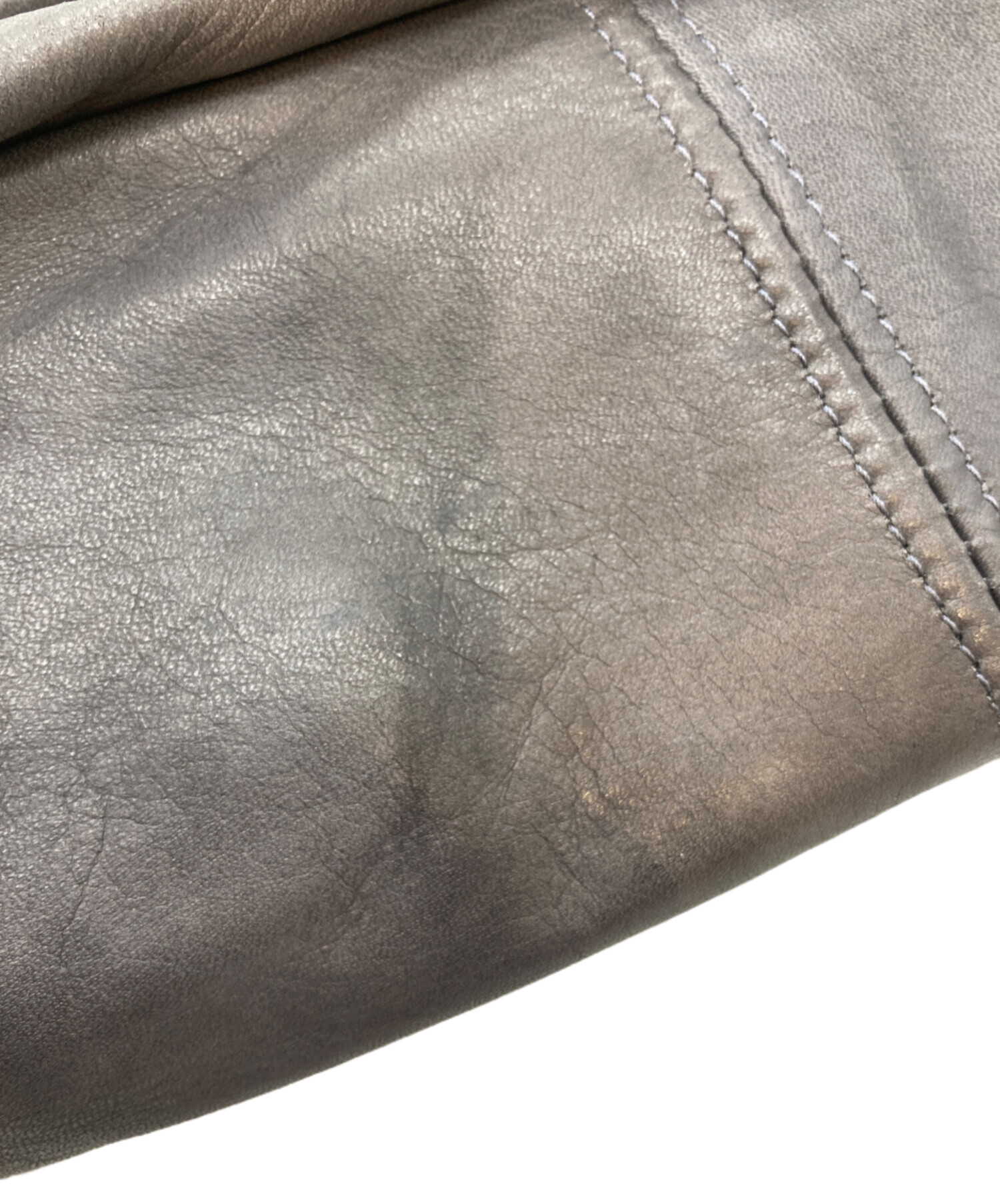 中古・古着通販】Jas-M.B. (ジャスエムビー) レザーショルダーバッグ