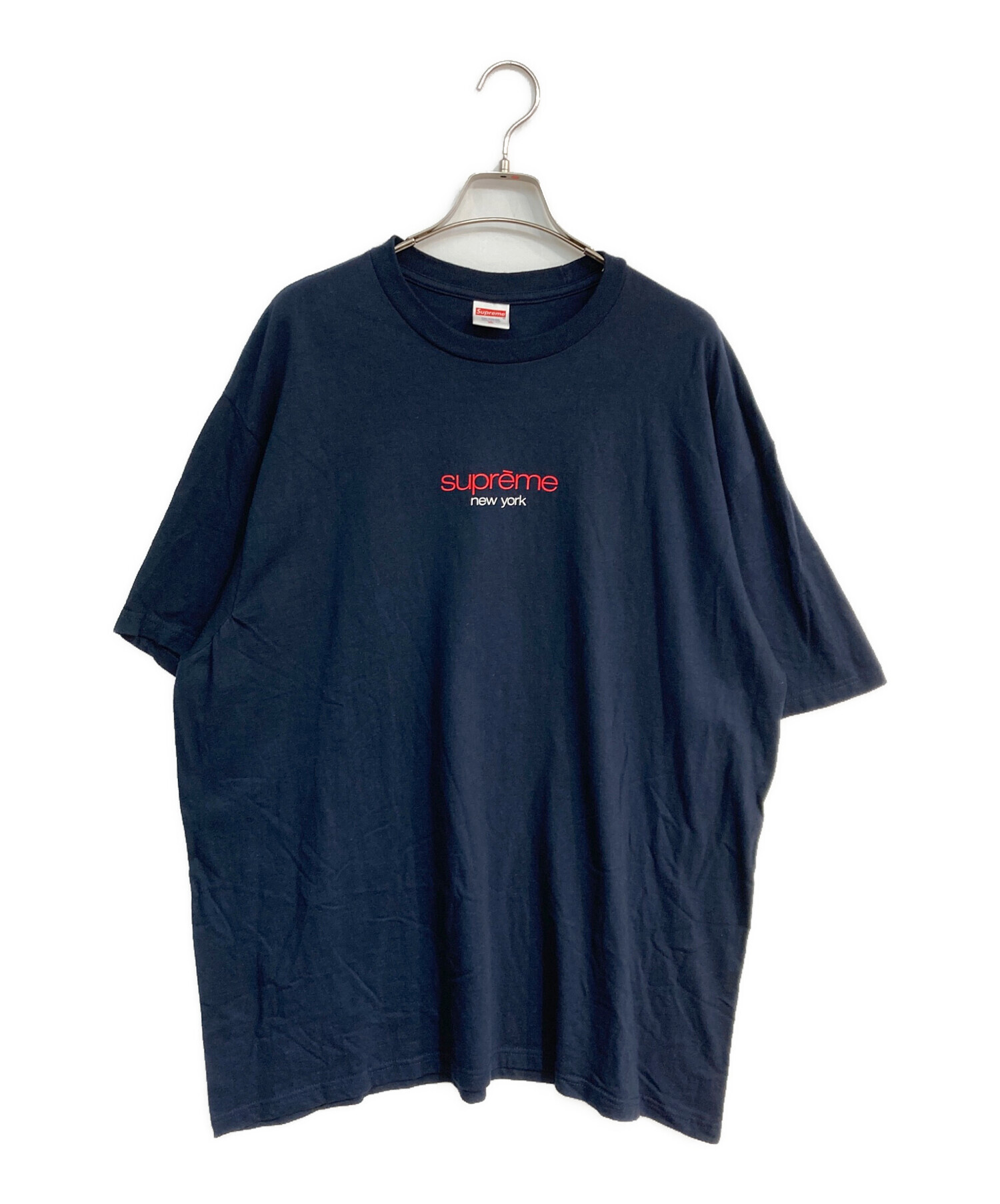 中古・古着通販】SUPREME (シュプリーム) Classic Logo Tee ネイビー 