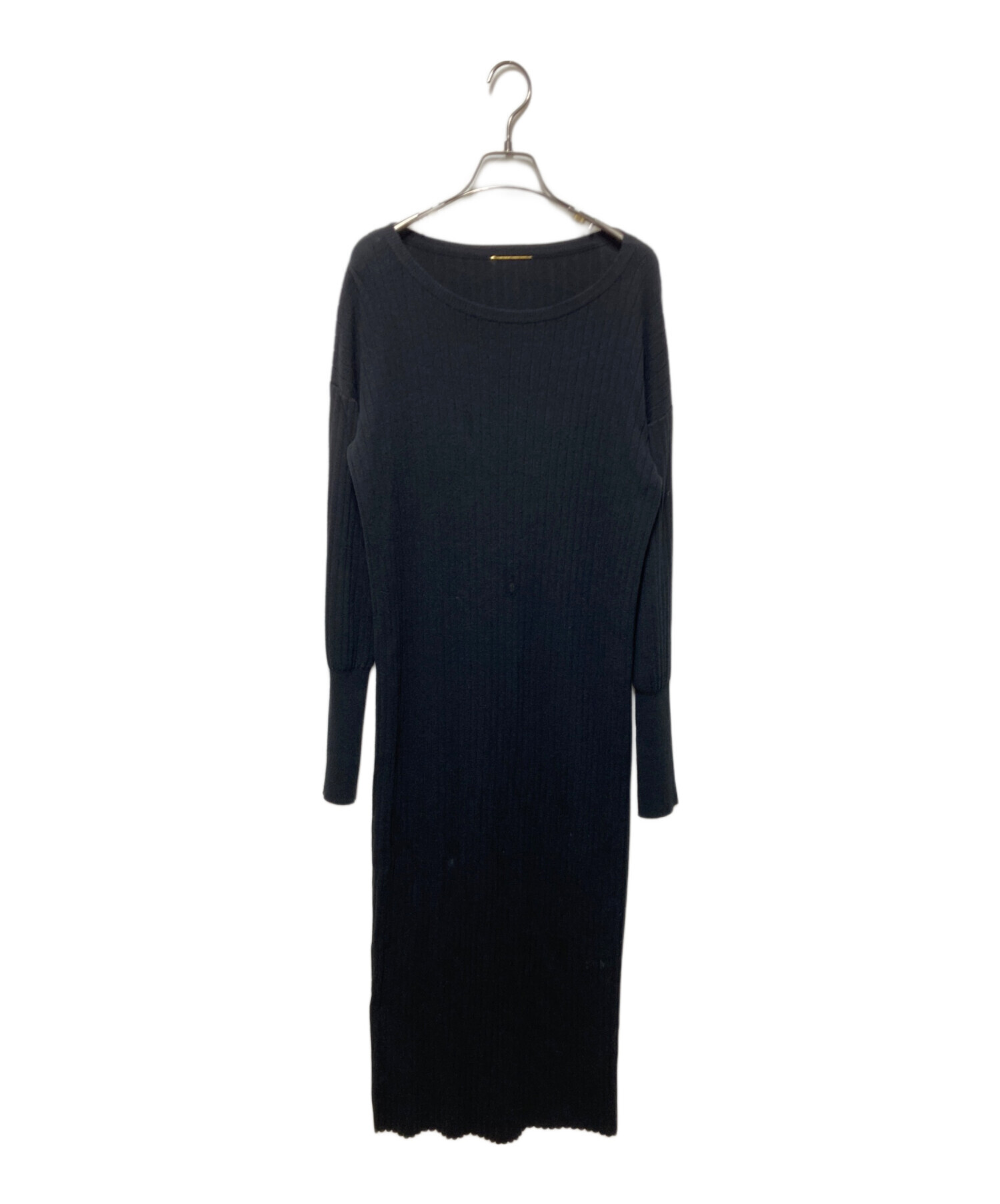 L'Appartement アパルトモン NEW KNIT PT ネイビー 新品 中古・古着通販】L'appartement (アパルトモン) Rib Knit ワンピース