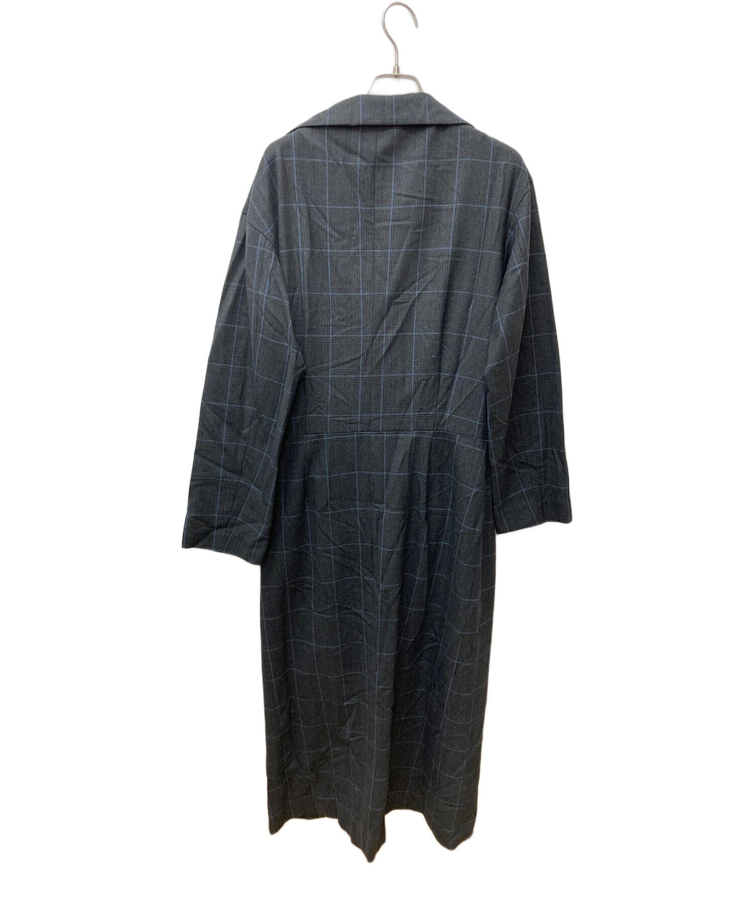 新品タグ付☆ DES PRÉS ウールフランネル ウエストタックシャツワンピース 中古・古着通販】DES PRES (デ プレ) ウールフランネルウエストタック