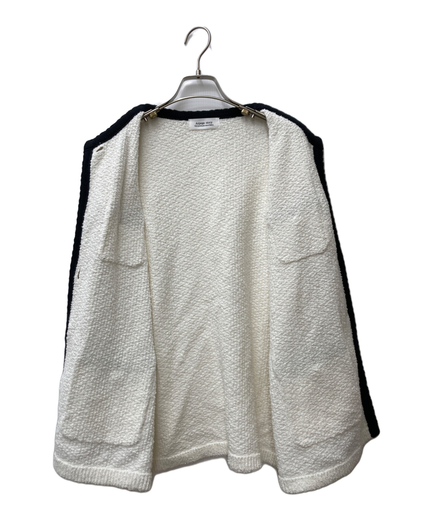 中古・古着通販】ARPEGE STORY (アルページュストーリー) ノーカラー