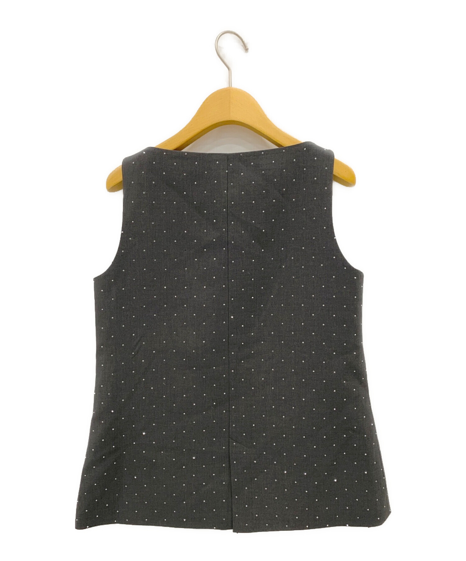 中古・古着通販】Bibiy. (ビビィ) JEWEL VEST グレー サイズ:F