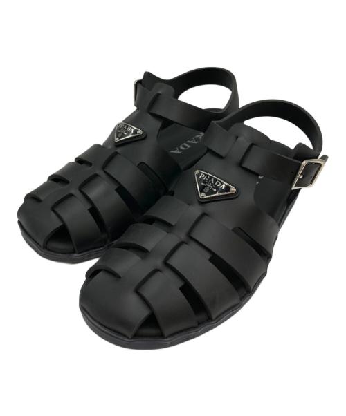 中古・古着通販】PRADA (プラダ) グルカサンダル ブラック