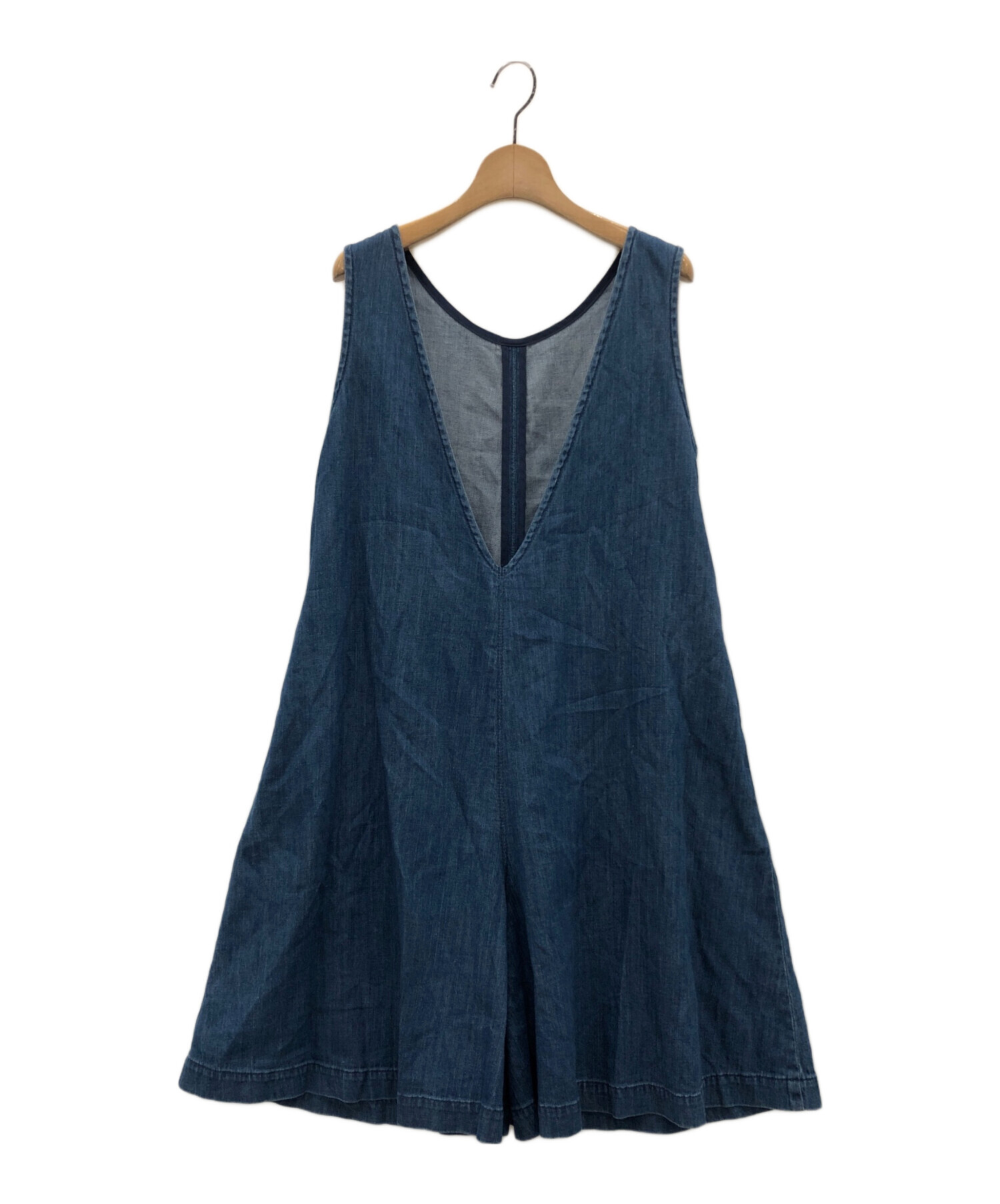 中古・古着通販】YANUK (ヤヌーク) サロペットパンツ インディゴ 