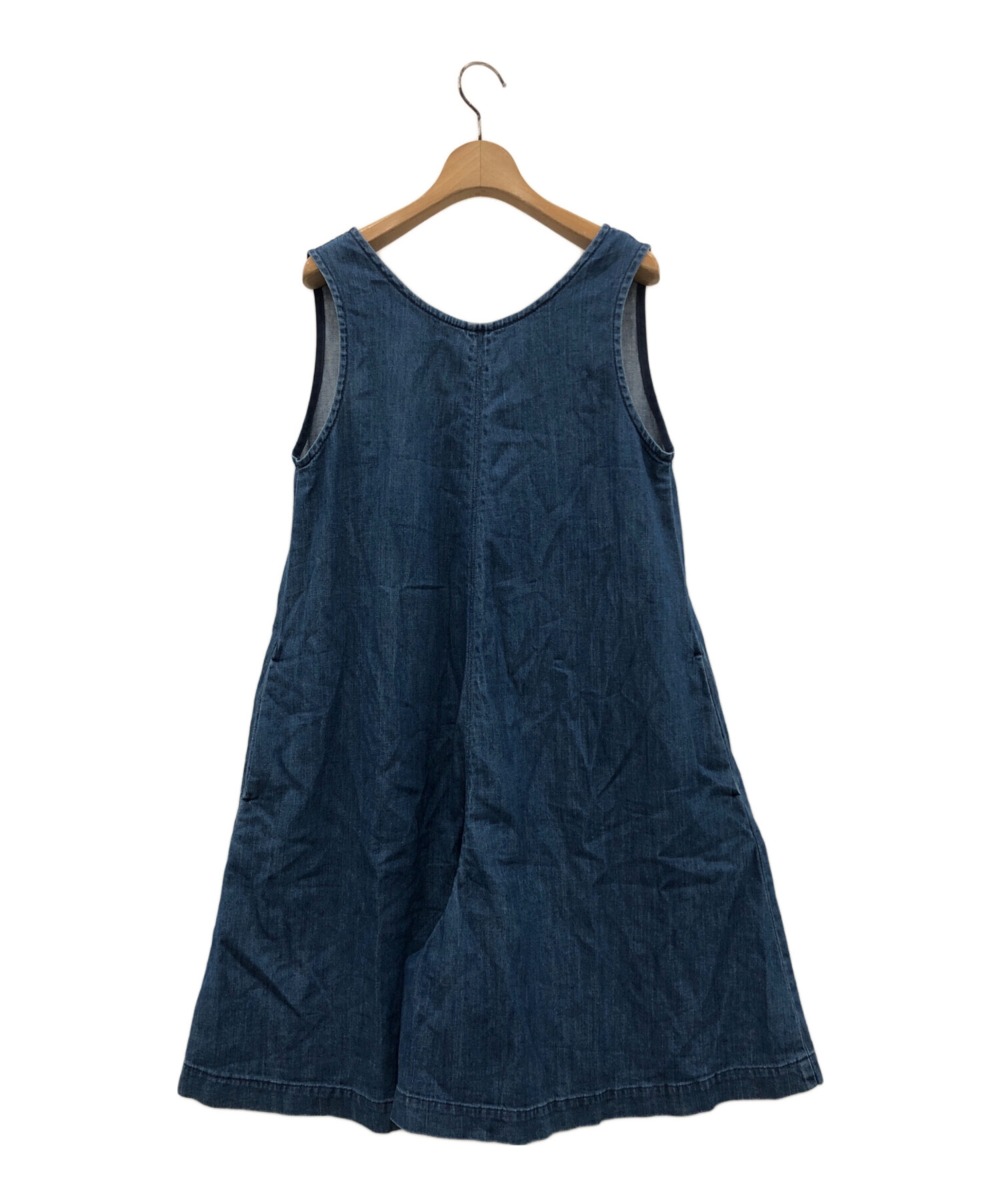 中古・古着通販】YANUK (ヤヌーク) サロペットパンツ インディゴ 