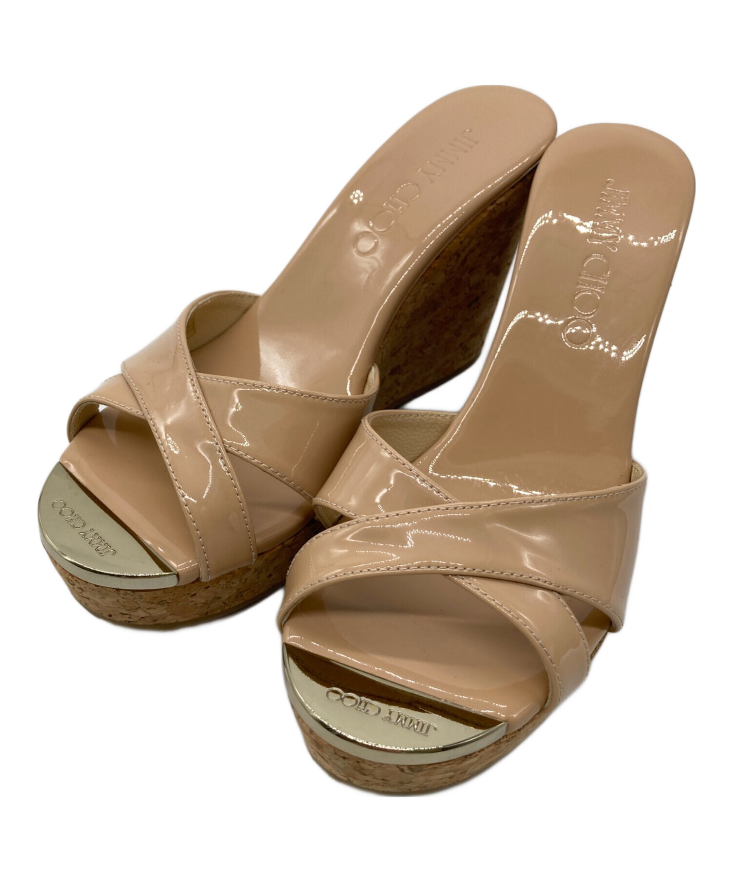 JIMMY CHOO ジミーチュウウェッジソールサンダル