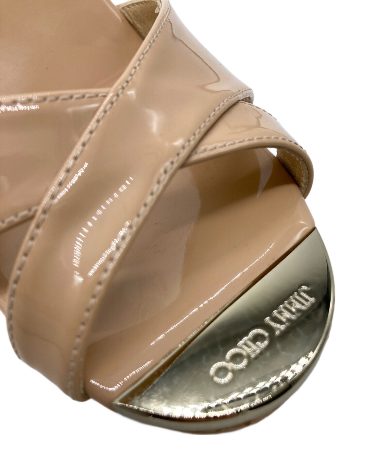 中古・古着通販】JIMMY CHOO (ジミーチュウ) ウェッジソールサンダル 