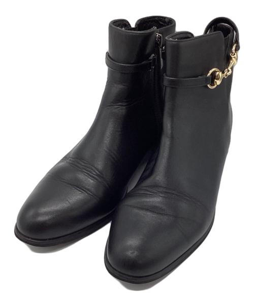 極美品　ヒミコ　HIMIKOビットモチーフ　ショーブーツ　サイドジップ　24cm 極美品 ヒミコ HIMIKOビットモチーフ ショーブーツ サイドジップ