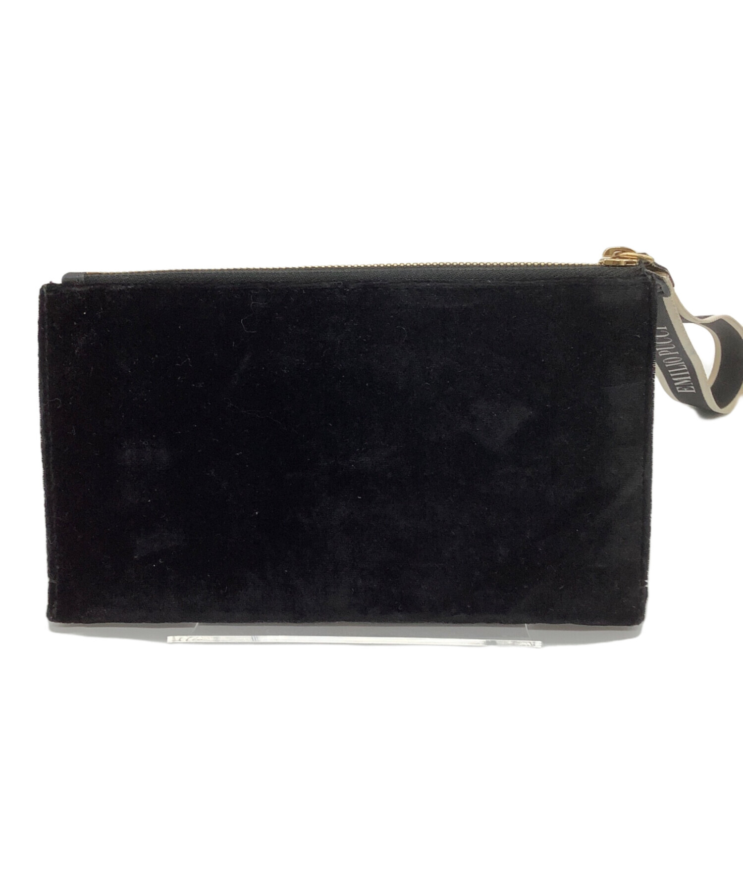 中古・古着通販】Emilio Pucci (エミリオ プッチ) ポーチ ブラック 