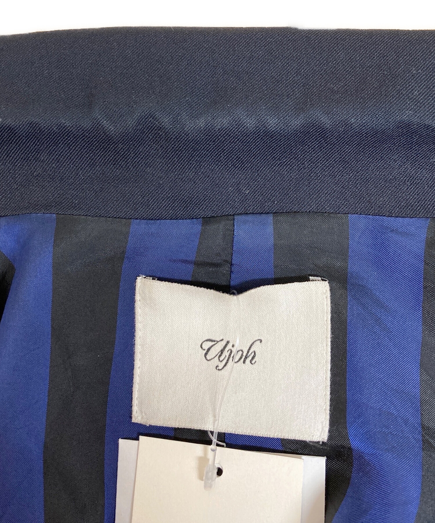 中古・古着通販】Ujoh (ウジョー) テーラードジャケット ネイビー 