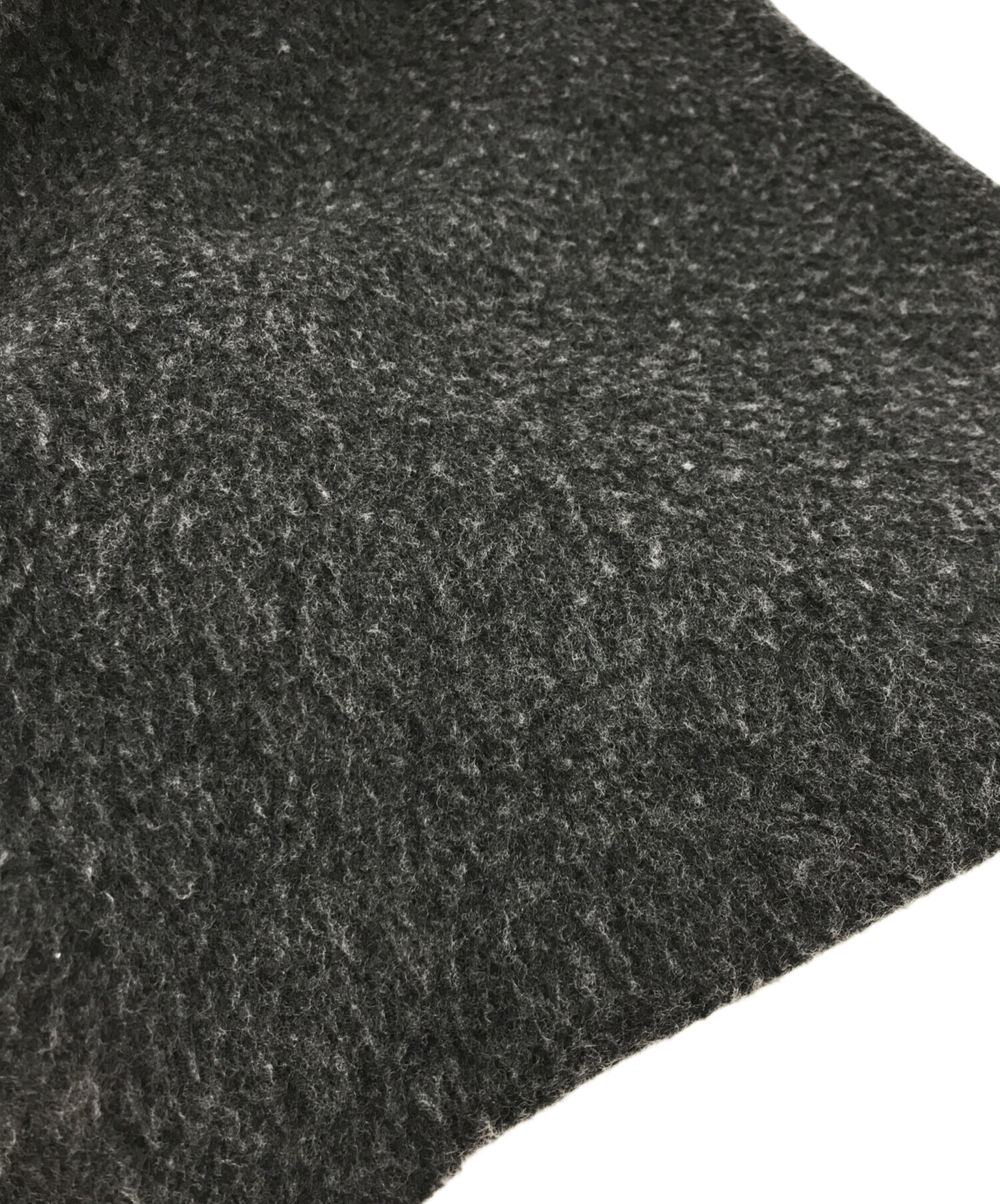 ENFOLD リバー ウール ガウン コート グレー　36 ロング　カラーレス 中古・古着通販】ENFOLD (エンフォルド) リバーウールガウン