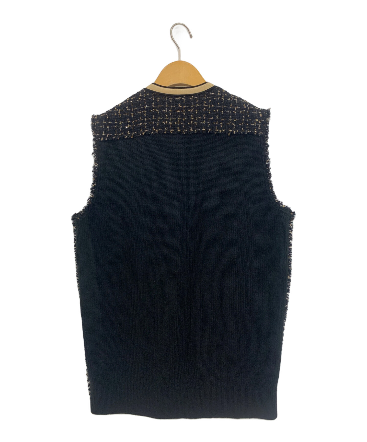 中古・古着通販】BALLSEY (ボールジィ) ニットコンビツイード V