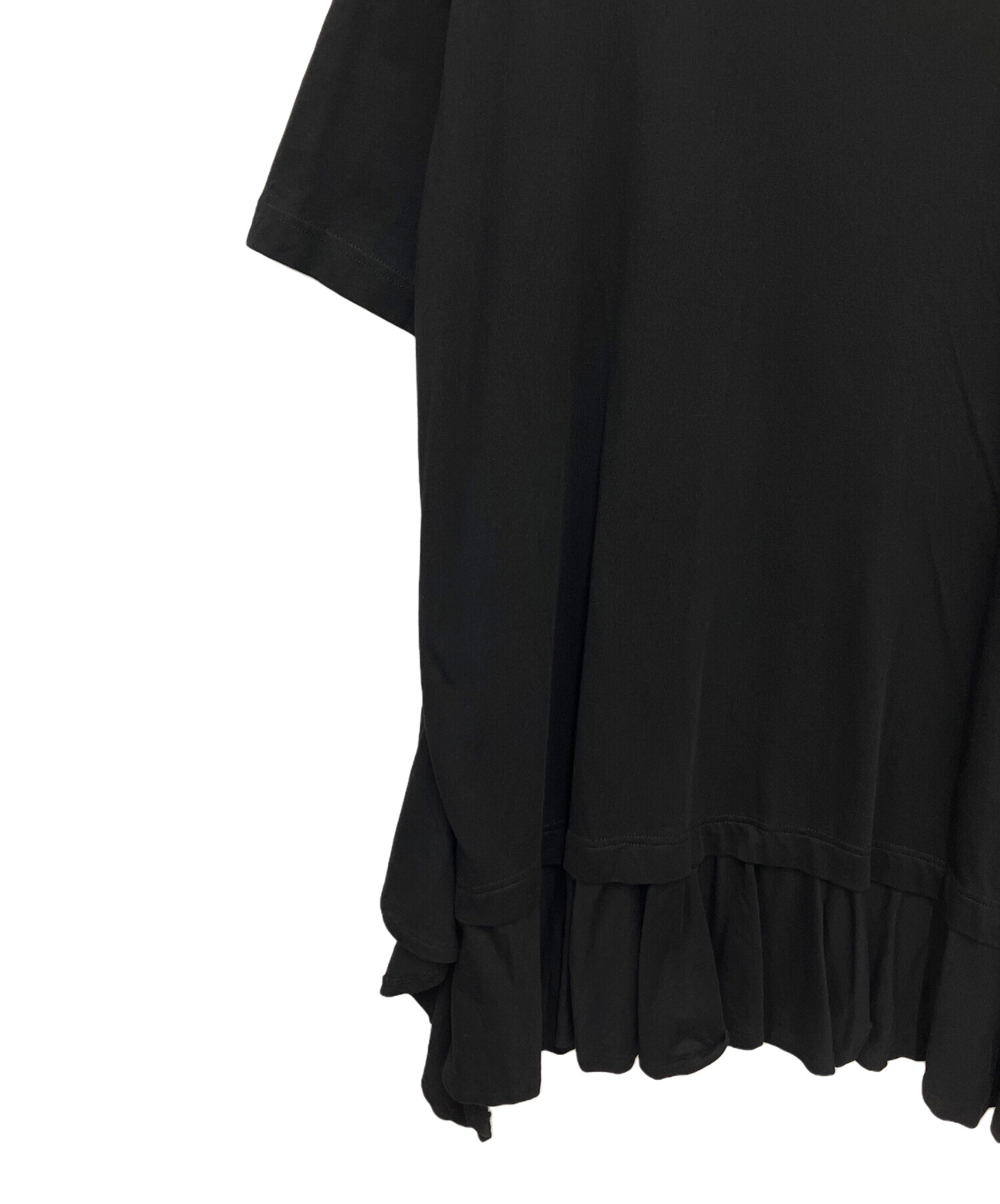 COMME des GARCONS - COMME des GARCONS SHIRT ラッフルディテール Tシャツ FK-T018 半袖Ｔシャツ カットソー ブラック レディース コムデギャルソンシャツ【中古】5-0702S∞ 中古・古着通販】COMME des GARCONS SHIRT (コムデギャルソンシャツ