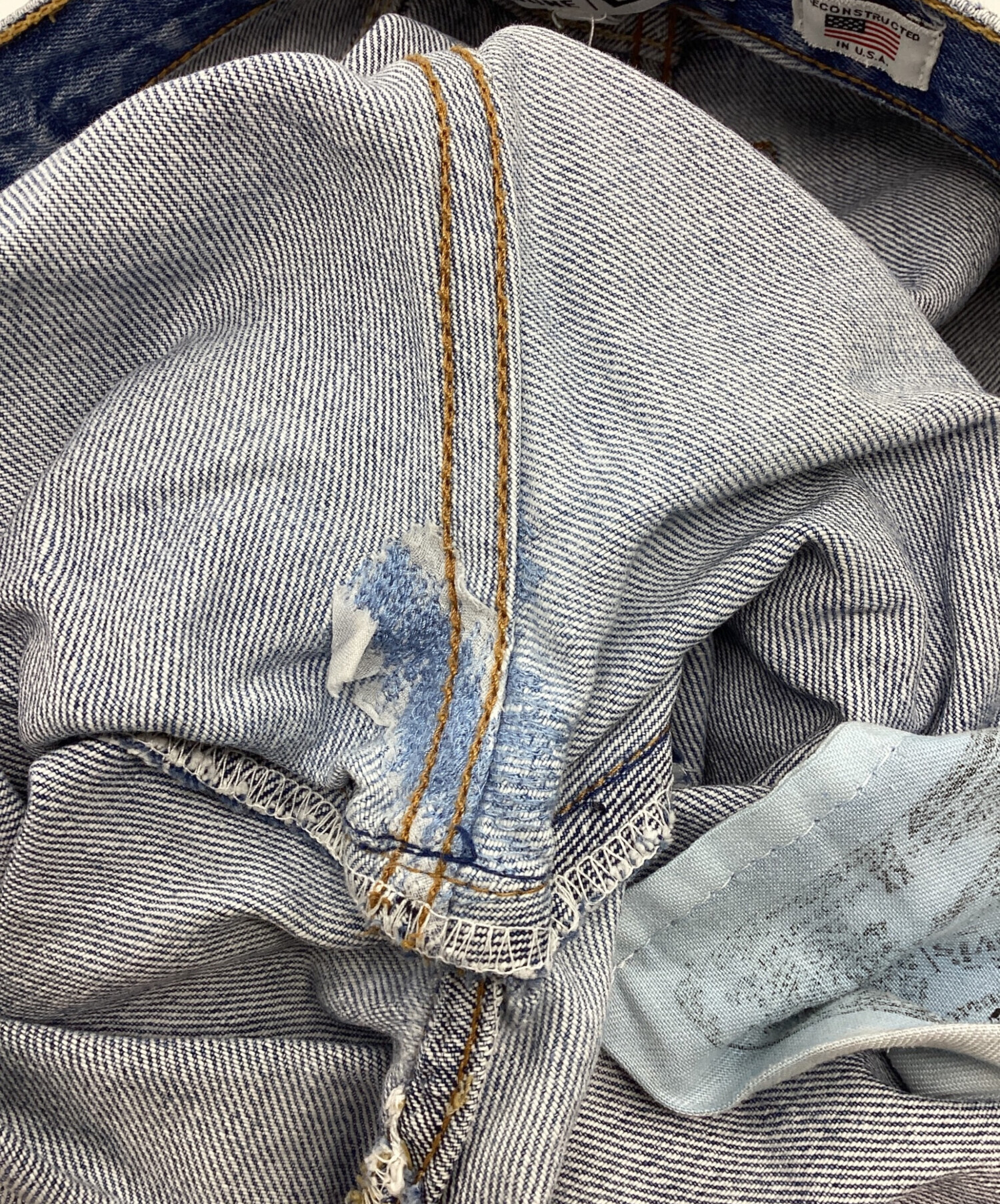 中古・古着通販】RE/DONE (リダン) リメイクデニムパンツ インディゴ