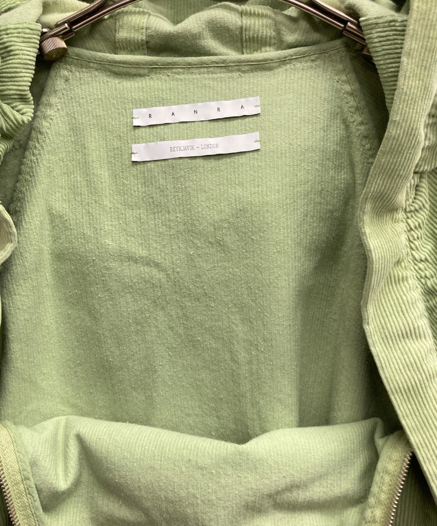 中古・古着通販】RANRA (ランラ) Klifur Hooded Jacket Sage / クリ