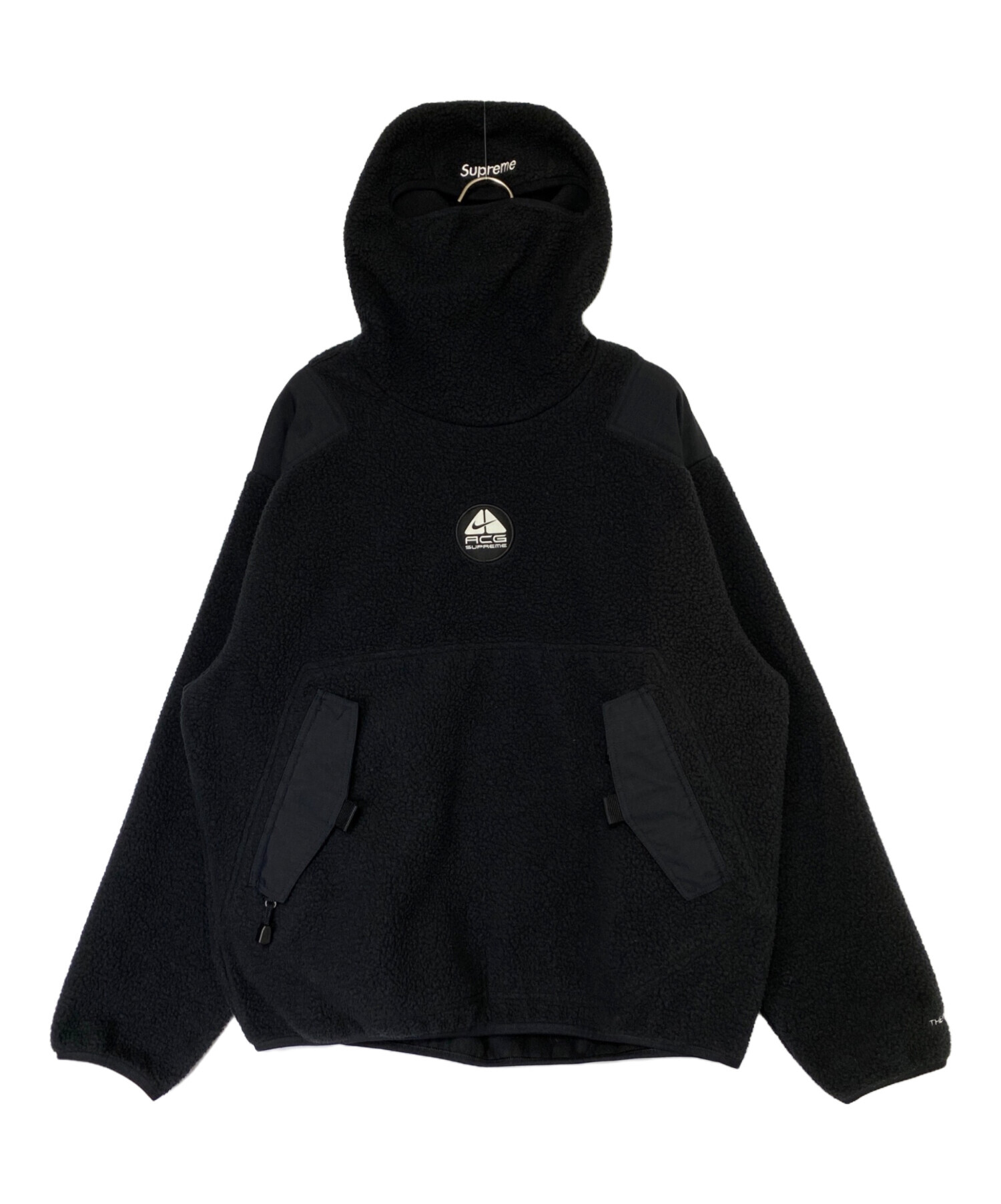NIKE ACGスウェットプルオーバーパーカーフェードブラック黒M古着 中古・古着通販】NIKE ACG (ナイキエーシージー) プルオーバーパーカー