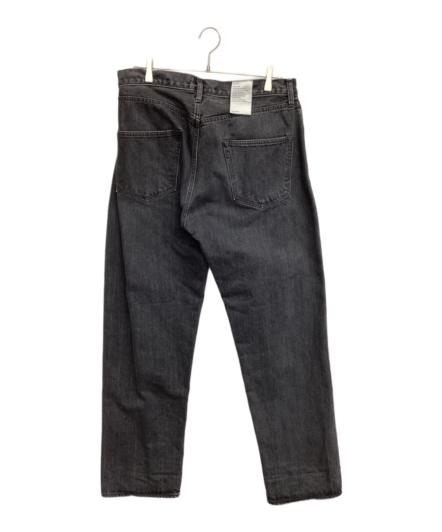 中古・古着通販】CIOTA (シオタ) デニムパンツ ブラック サイズ:SIZE 