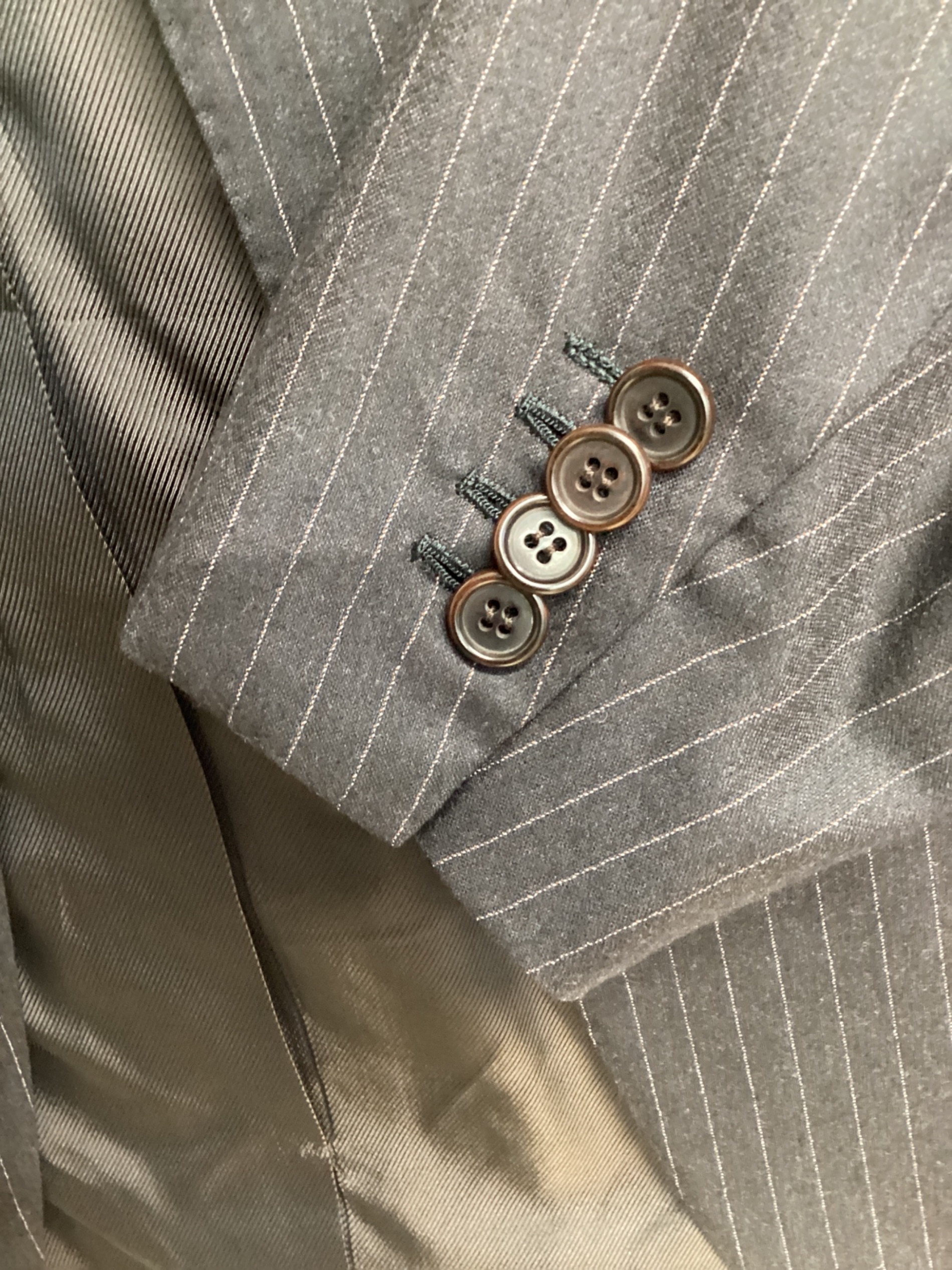 中古・古着通販】kiton (キートン) セットアップスーツ ブラウン