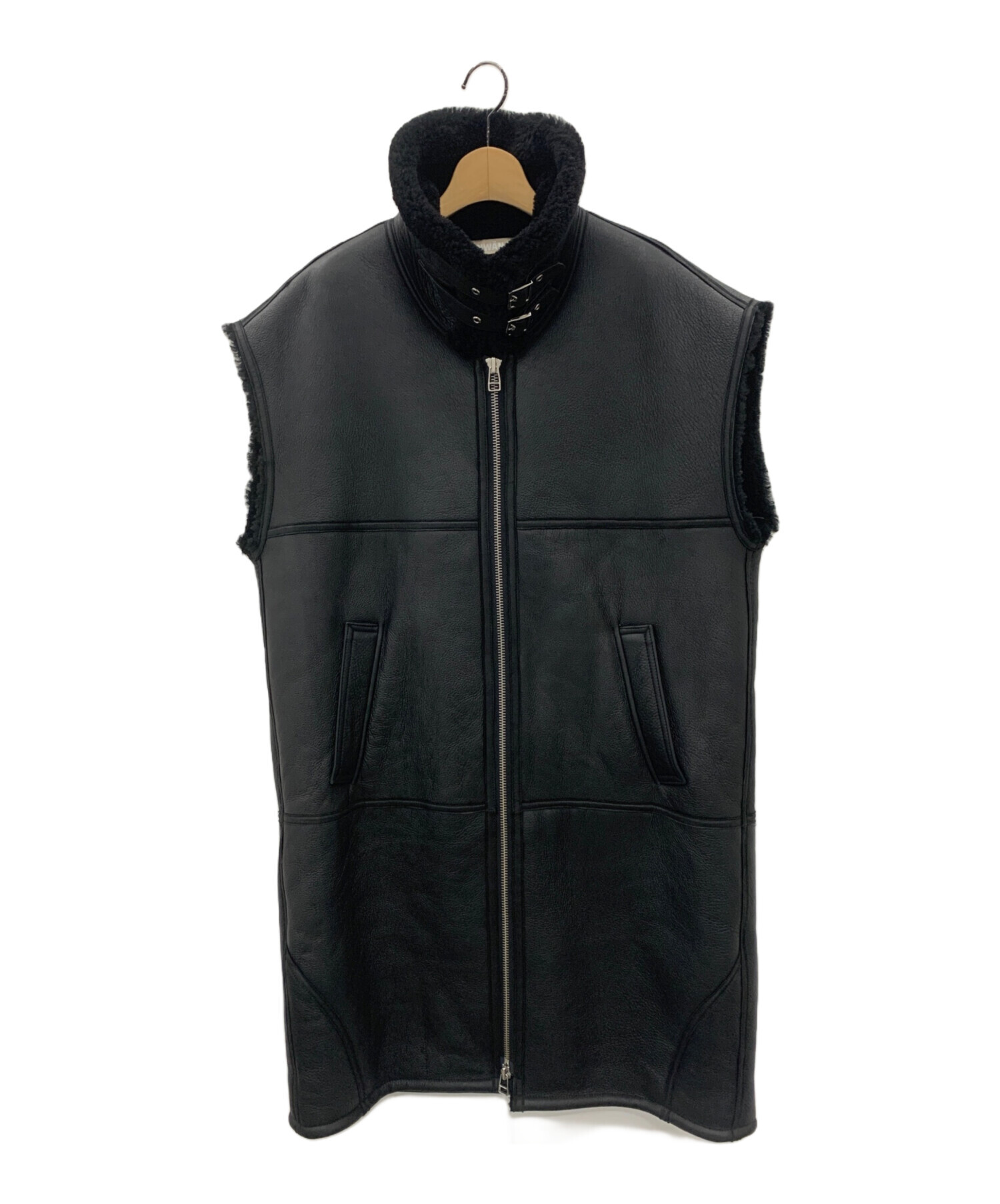 中古・古着通販】LEINWANDE (ラインヴァンド) B-3 Over Vest ブラック
