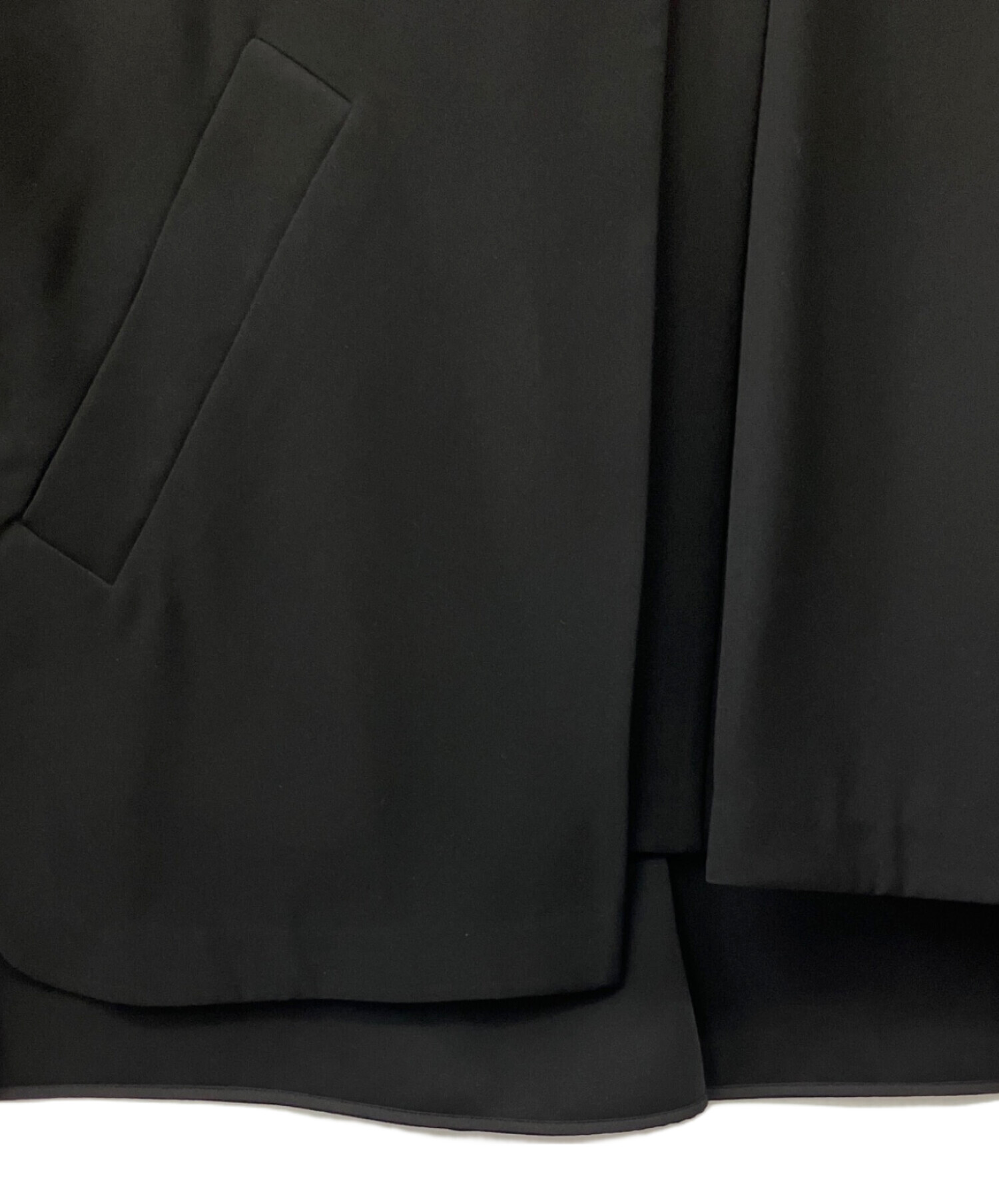 中古・古着通販】ENFOLD (エンフォルド) ASYMMETRY－JACKET ブラック