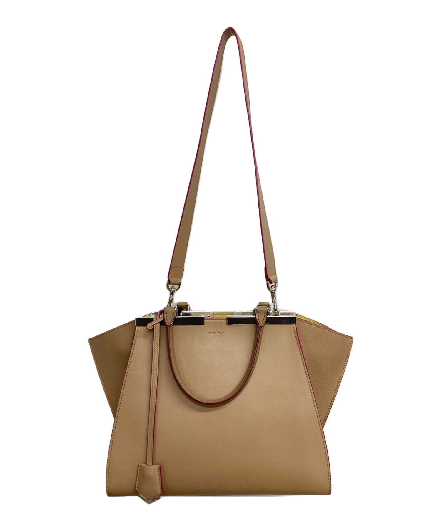 FENDI ビンテージ バッグ 2way 中古・古着通販】FENDI (フェンディ) 2WAYバッグ ベージュ｜ブランド