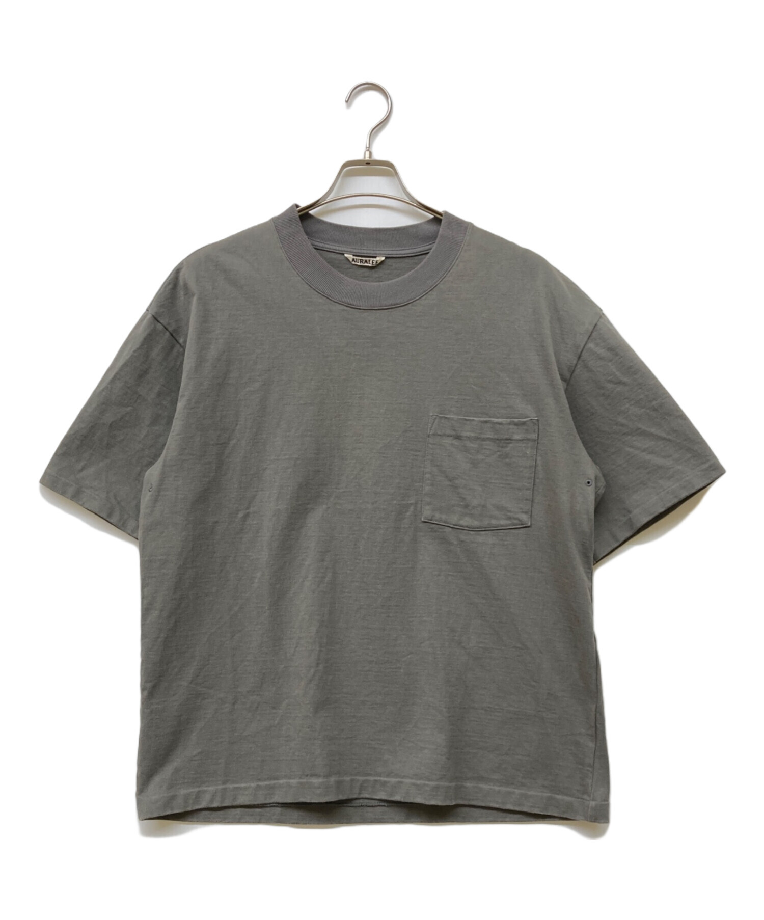 中古・古着通販】AURALEE (オーラリー) HEAVY WEIGHT TEE グレー 