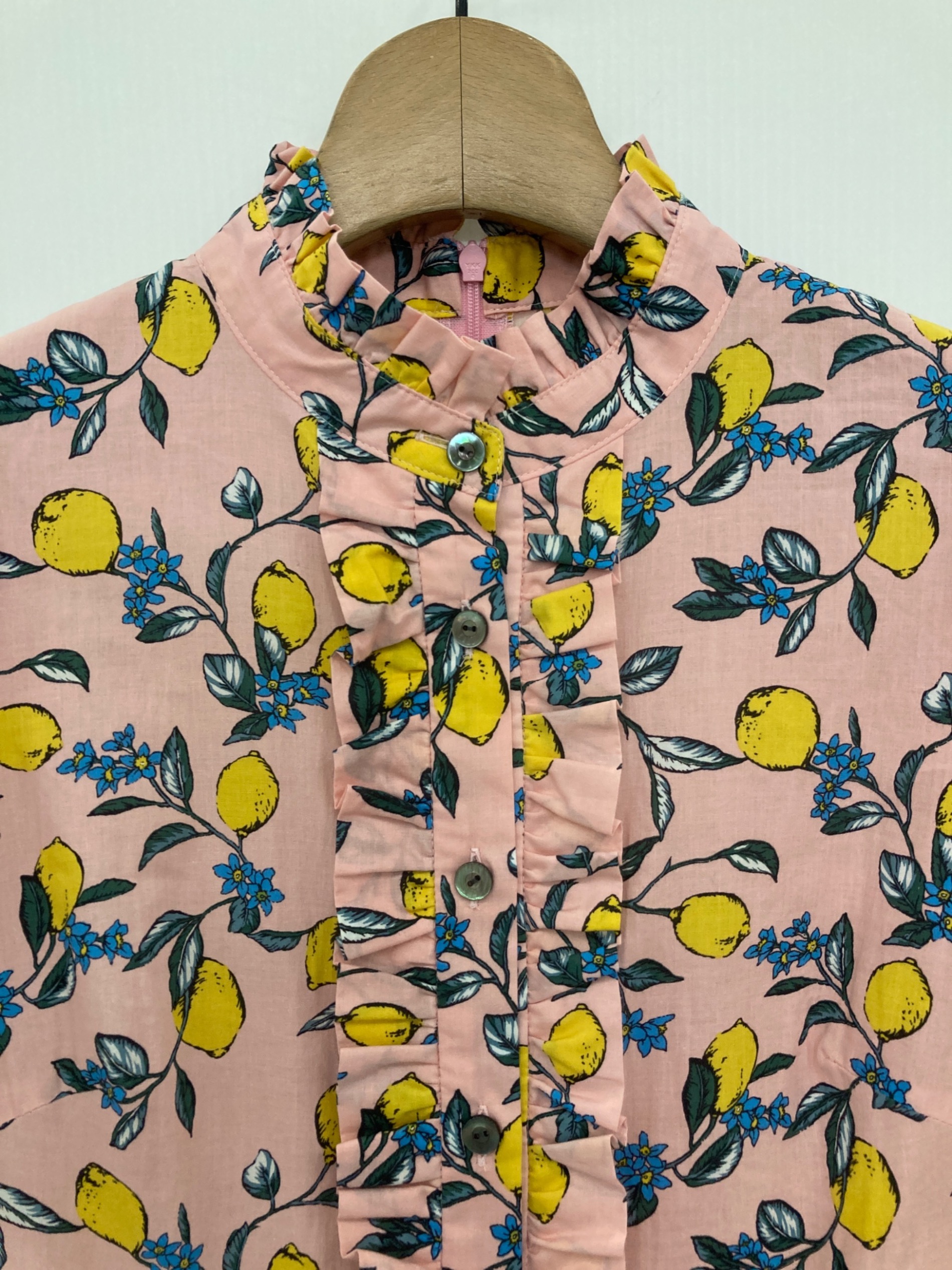 中古・古着通販】OBLI (オブリ) レモンワンピース ピンク サイズ:1