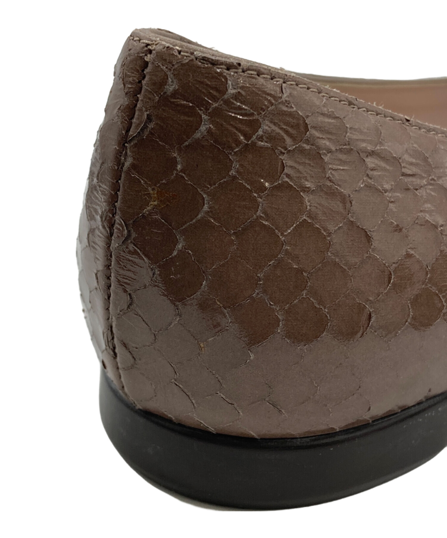 レディース Salvatore Ferragamo フェラガモ バックル フラットシューズ