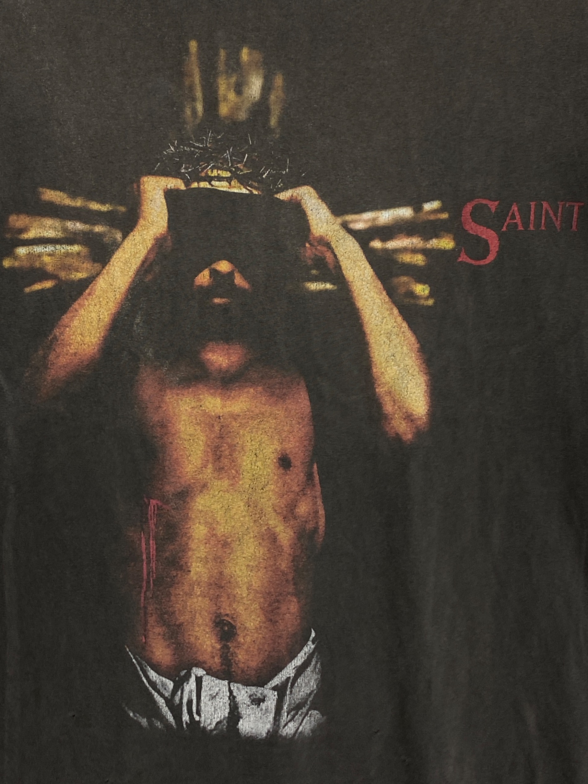 中古・古着通販】SAINT MICHAEL (セントマイケル) SS TEE/WE LIVE HELL 