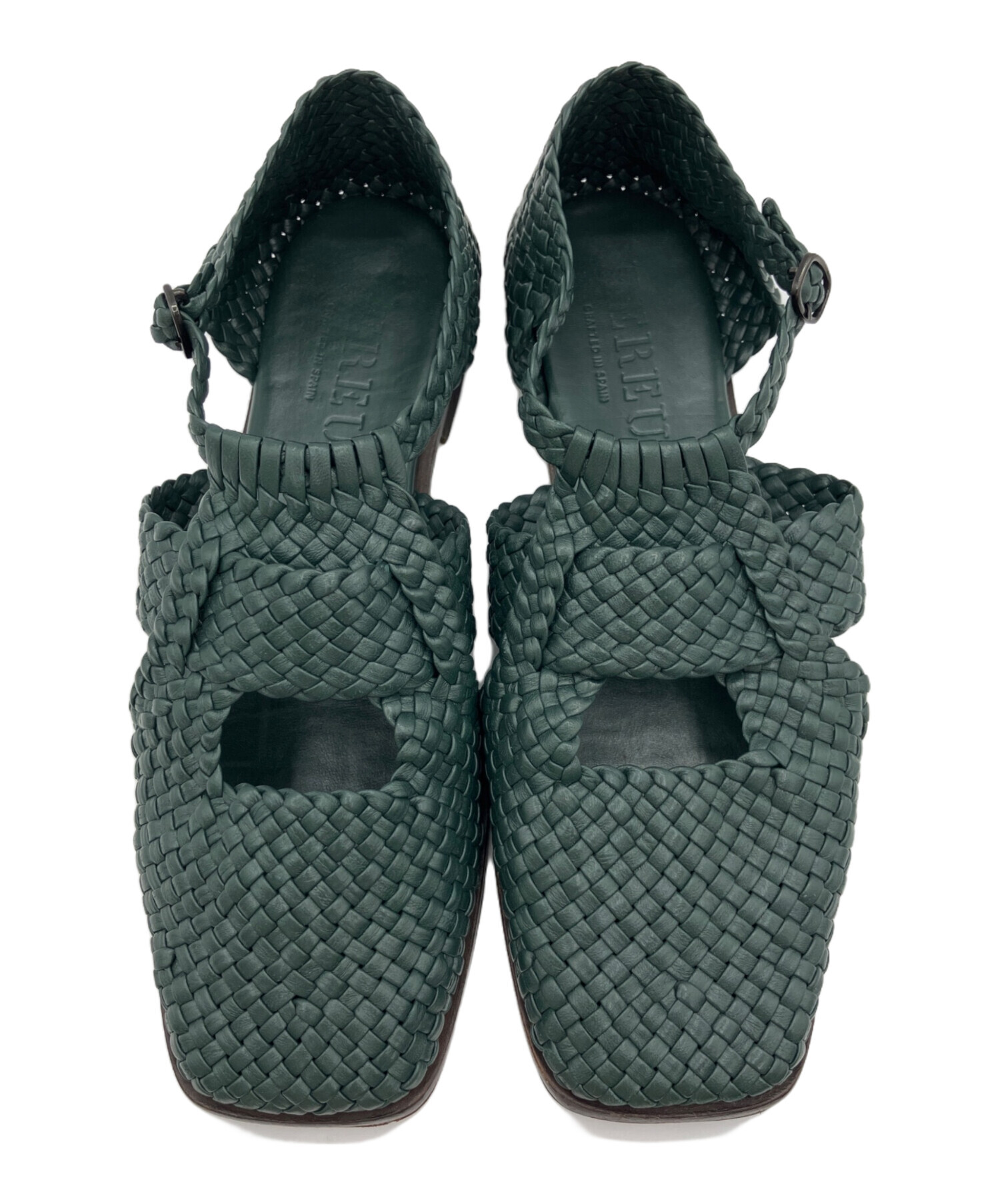中古・古着通販】HEREU (ヘリュー) Serra woven-leather sandals