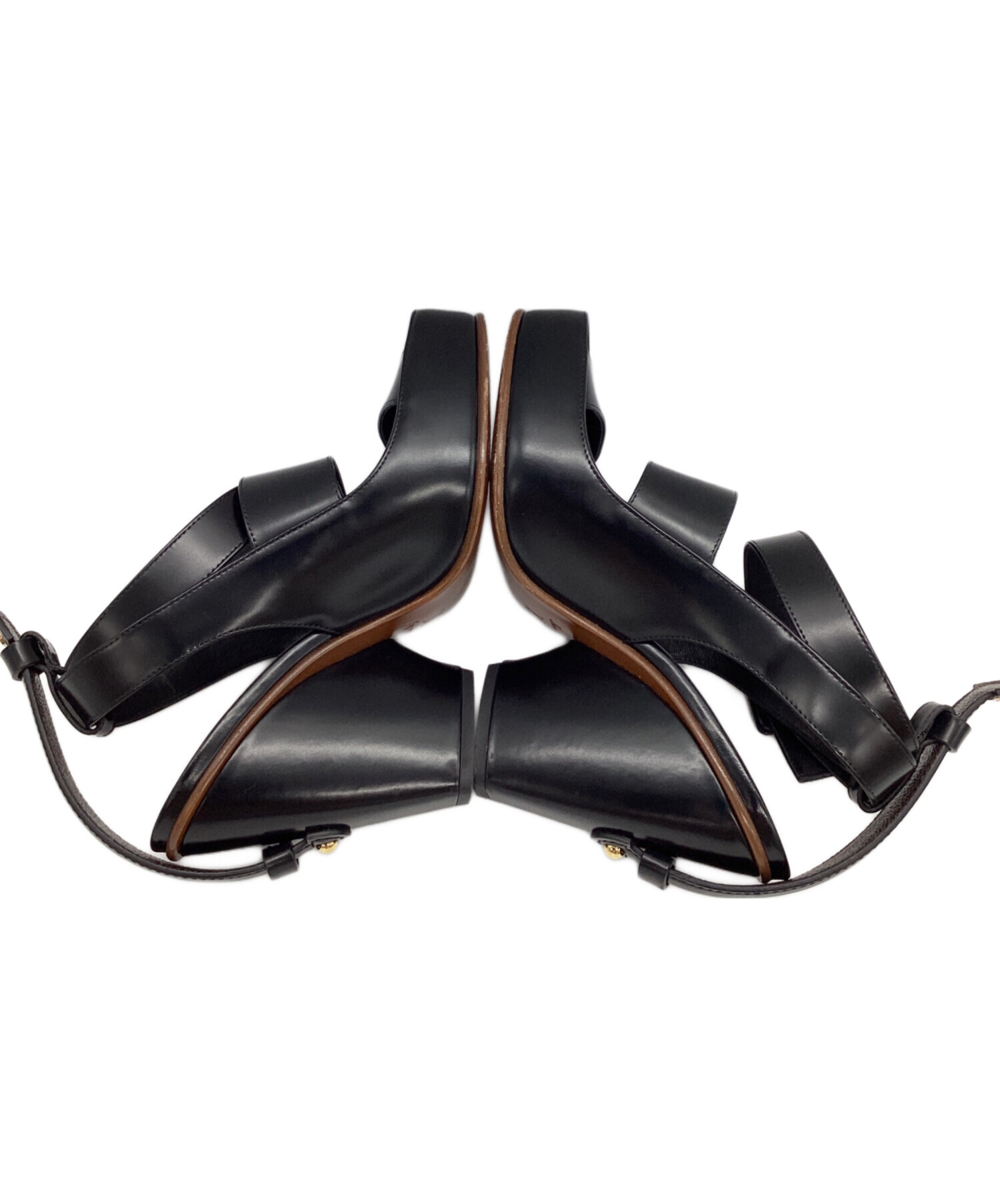 中古・古着通販】LOUIS VUITTON (ルイ ヴィトン) サンダル ブラック
