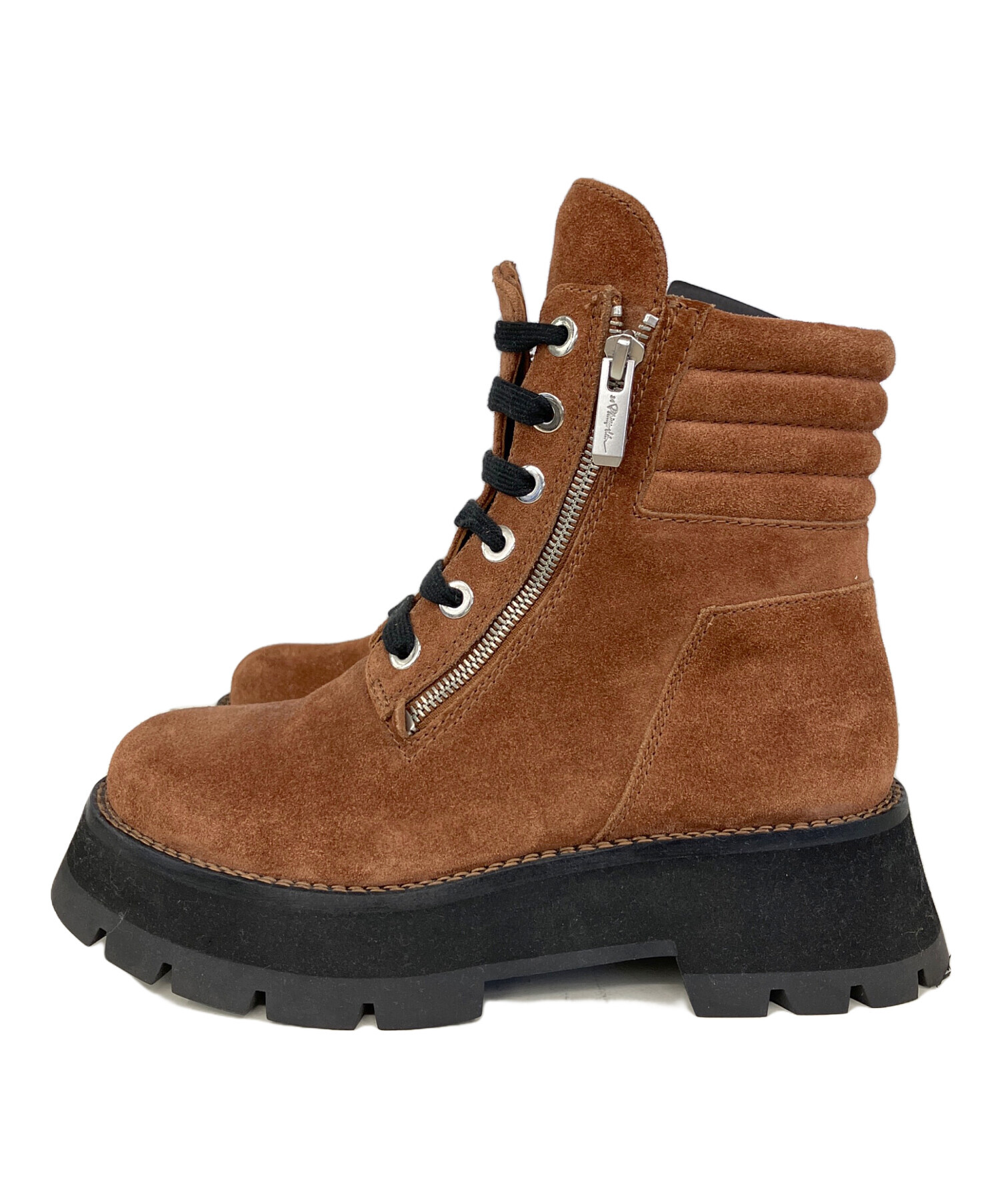 3.1 phillip lim フィリップリム ブラック ベージュ 網ブーツ 3.1 phillip lim フィリップリム ブラック ベージュ 網ブーツ