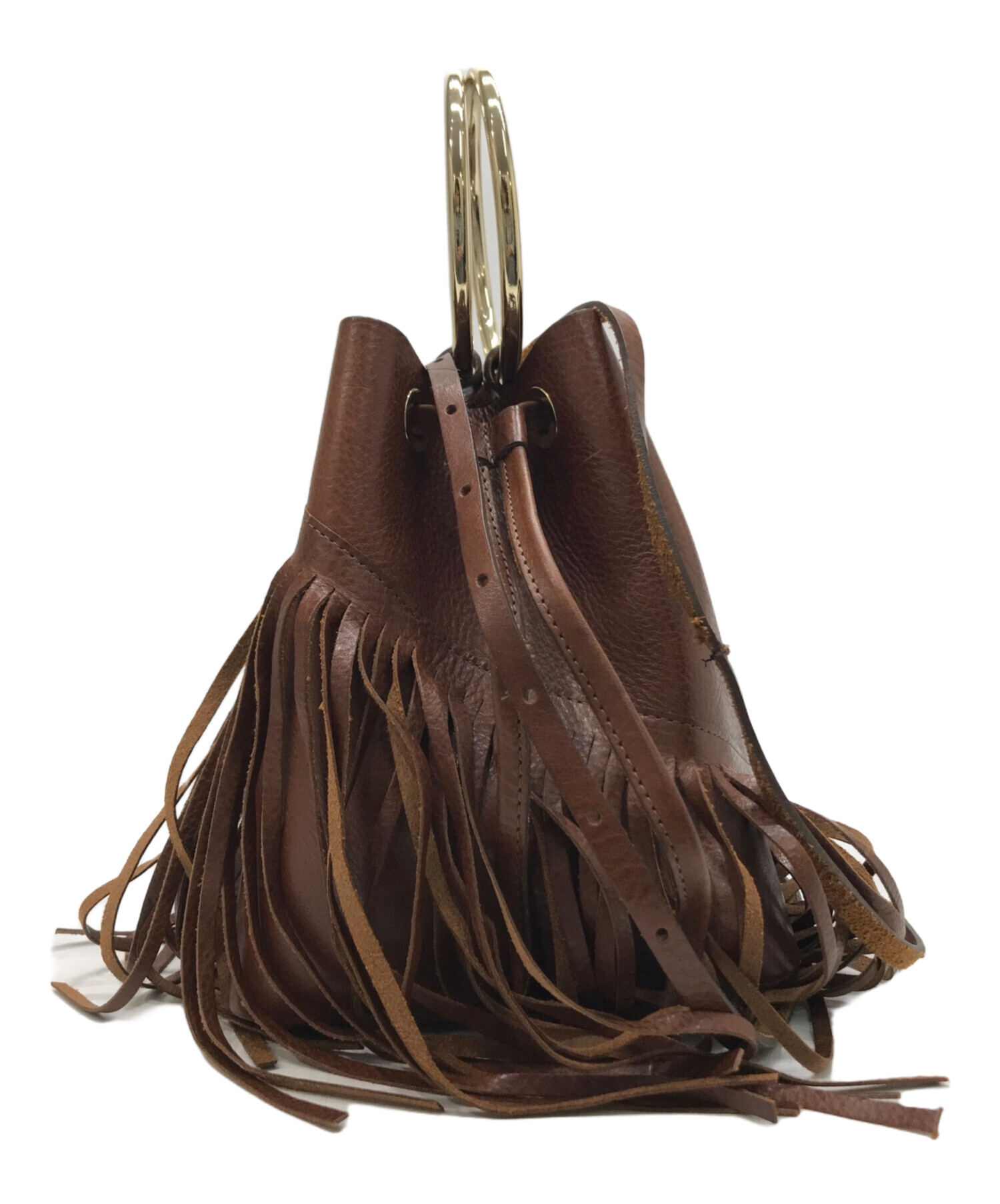 maison boinet(メゾンボアネ) FRINGE RING BAG MAISON BOINET - maison boinet(メゾンボアネ) FRINGE RING BAGの通販