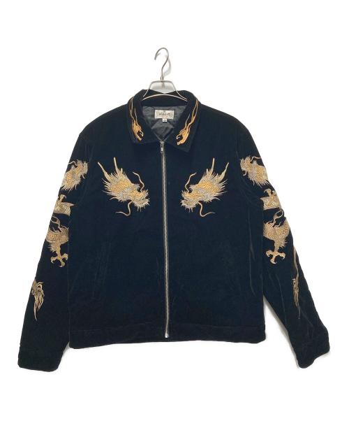 中古・古着通販】絡繰魂 (カラクリタマシイ) 龍刺繍 別珍 総刺繍