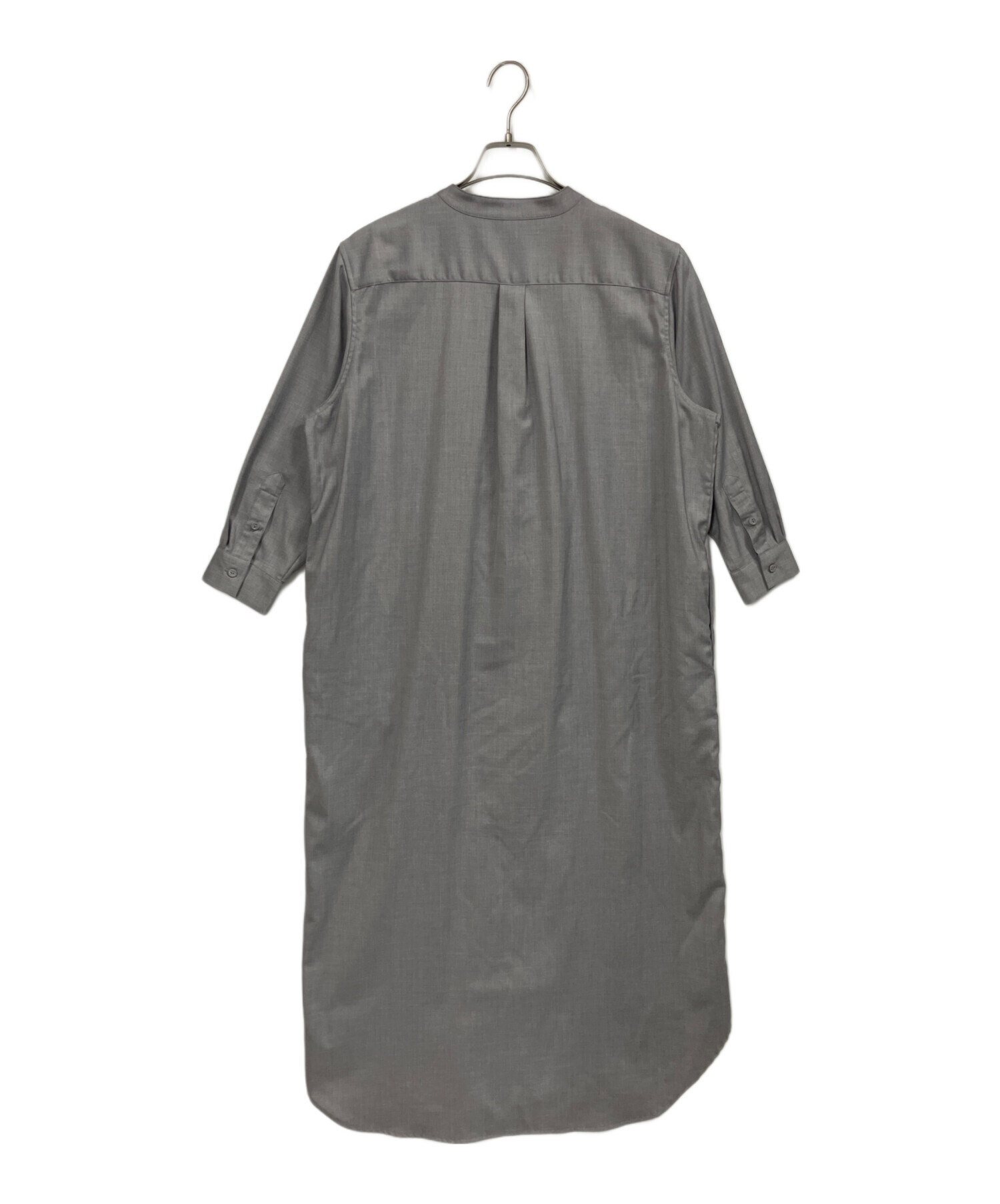 中古・古着通販】SOEJU (ソージュ) バンドカラーシャツワンピース