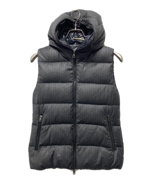 DUVETICAデュベティカベスト 42 ダークグレー×ブラック DUVETICAデュベティカベスト 42 ダークグレー×ブラック ダウンベスト