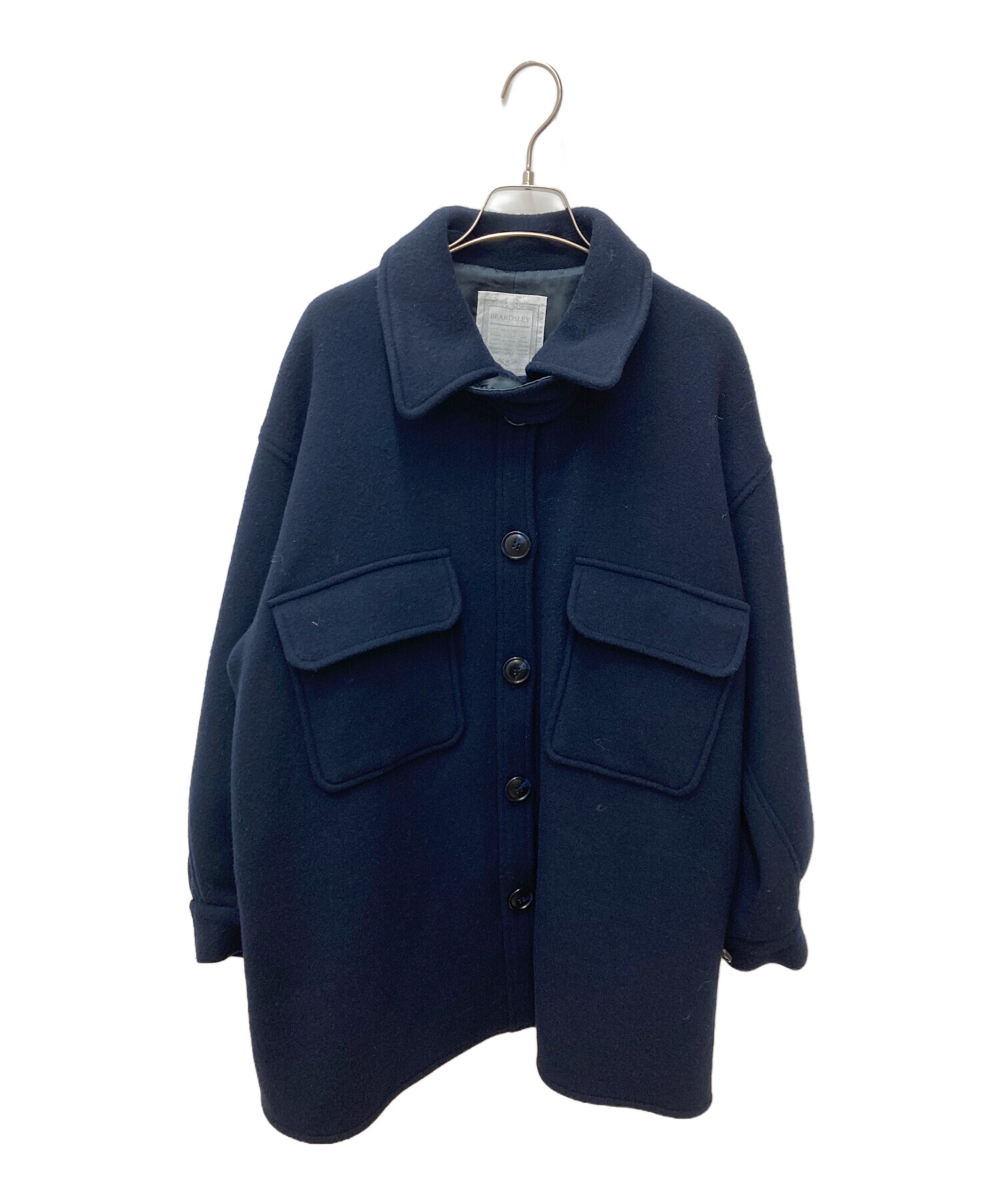 中古・古着通販】BEARDSLEY (ビアズリー) 襟元2WAY ウールビッグ