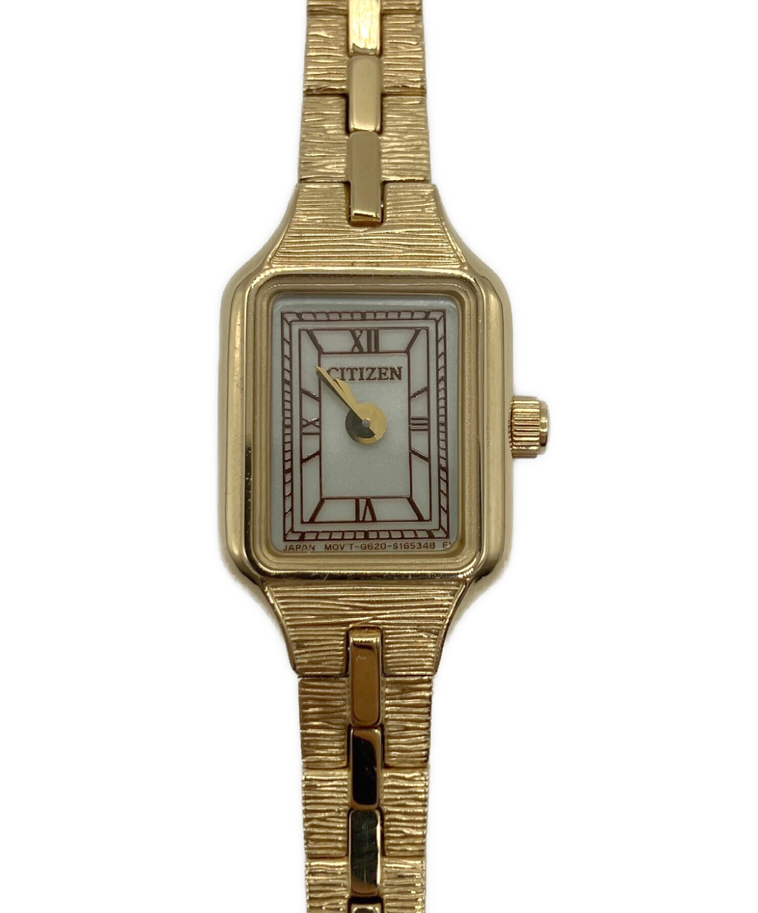 美品　CITIZEN　シチズン　HIROB　ゴールド　スクエア　ソーラー　腕時計 中古・古着通販】CITIZEN (シチズン) HIROB (ヒロブ) 別注リスト